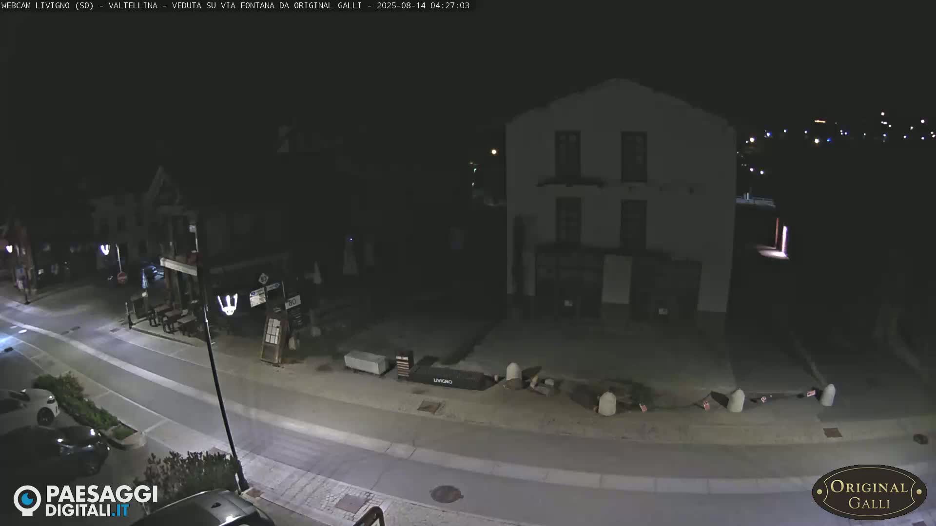 Livigno City Centro Center Live Cam - Sondrio, Lombardy, Italy