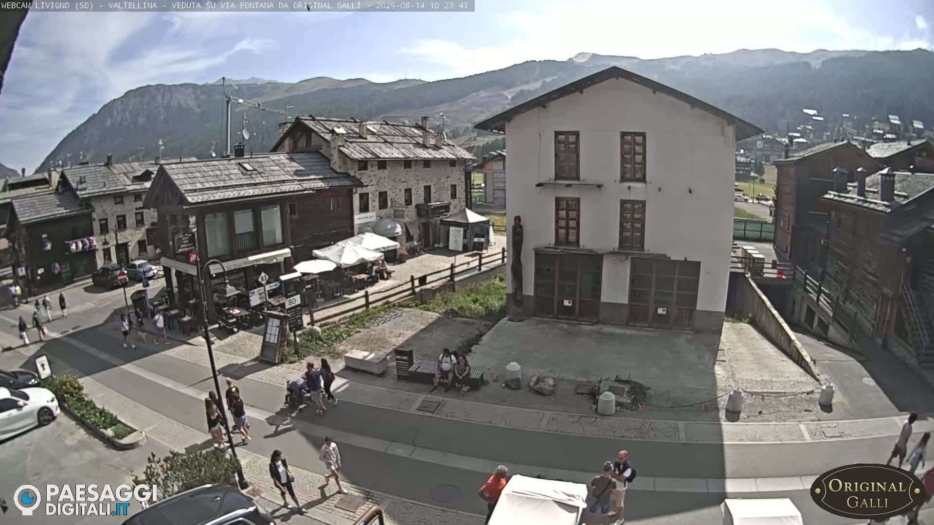 Livigno City Centro Center Live Cam - Sondrio, Lombardy, Italy