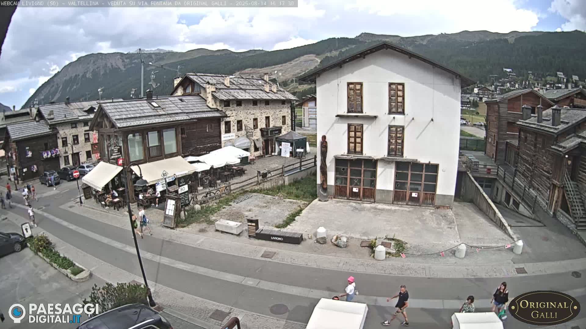 Livigno City Centro Center Live Cam - Sondrio, Lombardy, Italy