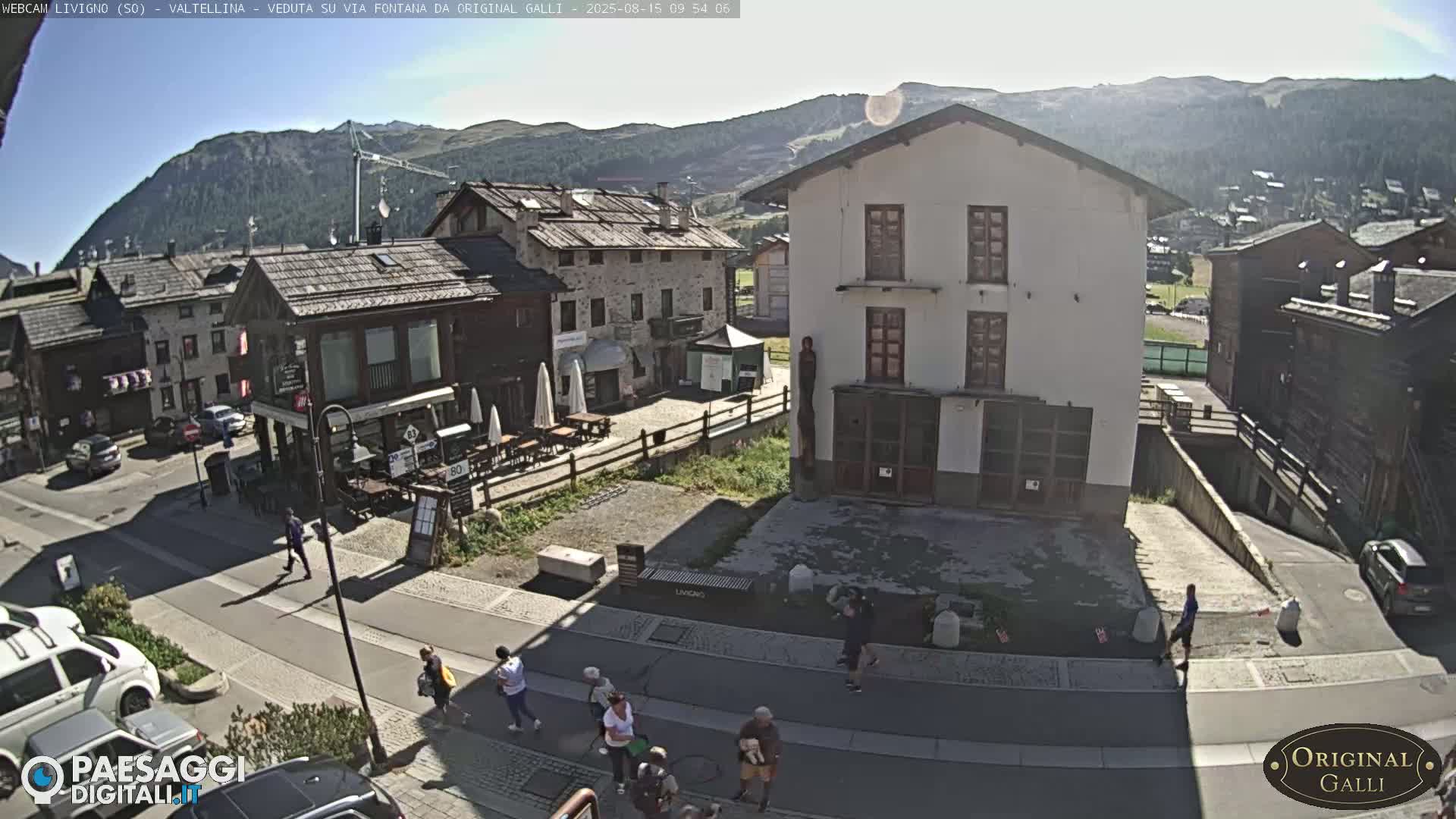 Livigno City Centro Center Live Cam - Sondrio, Lombardy, Italy