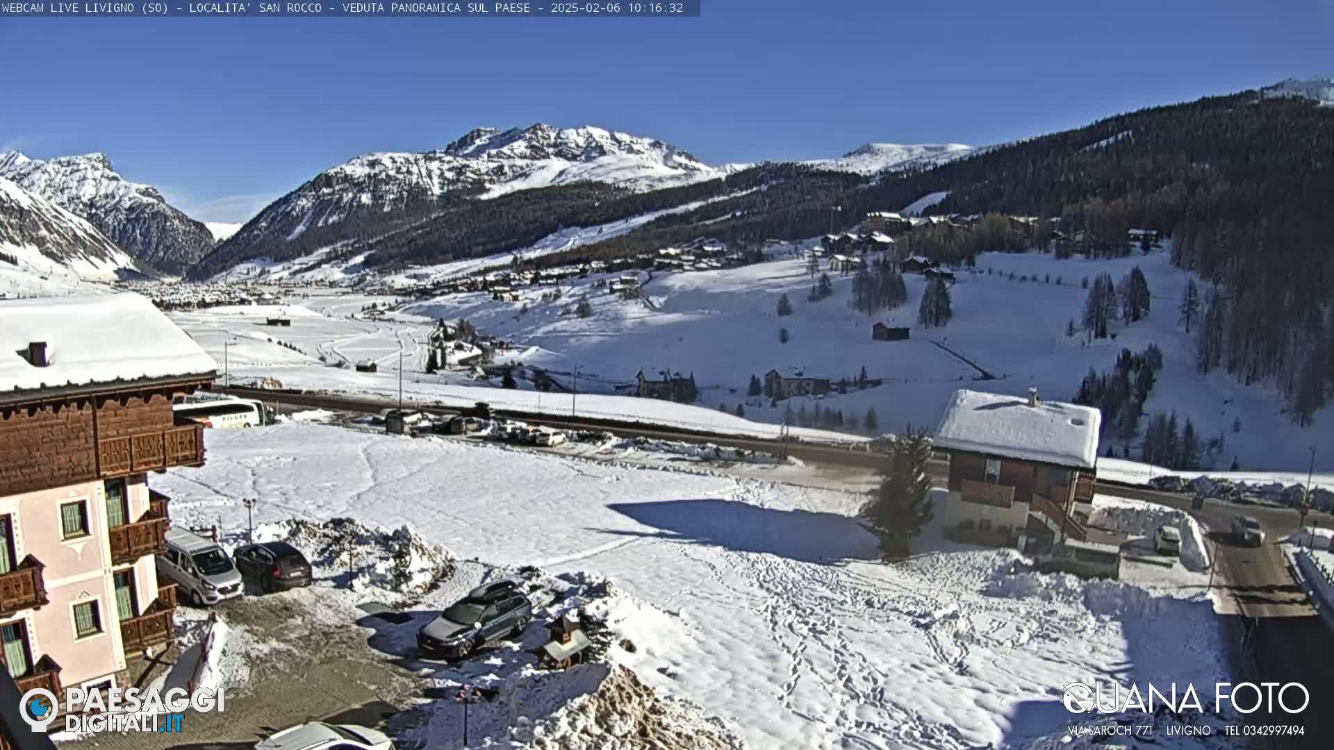 Livigno San Rocco Plateau Live Cam - Sondrio, Lombardy, Italy