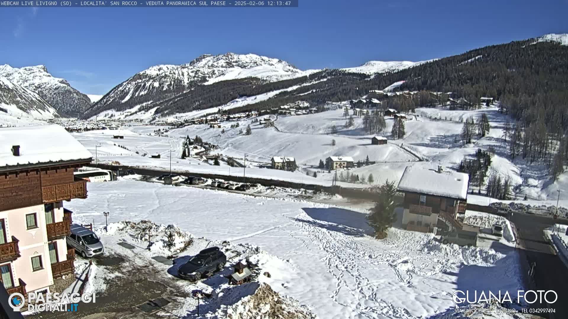 Livigno San Rocco Plateau Live Cam - Sondrio, Lombardy, Italy