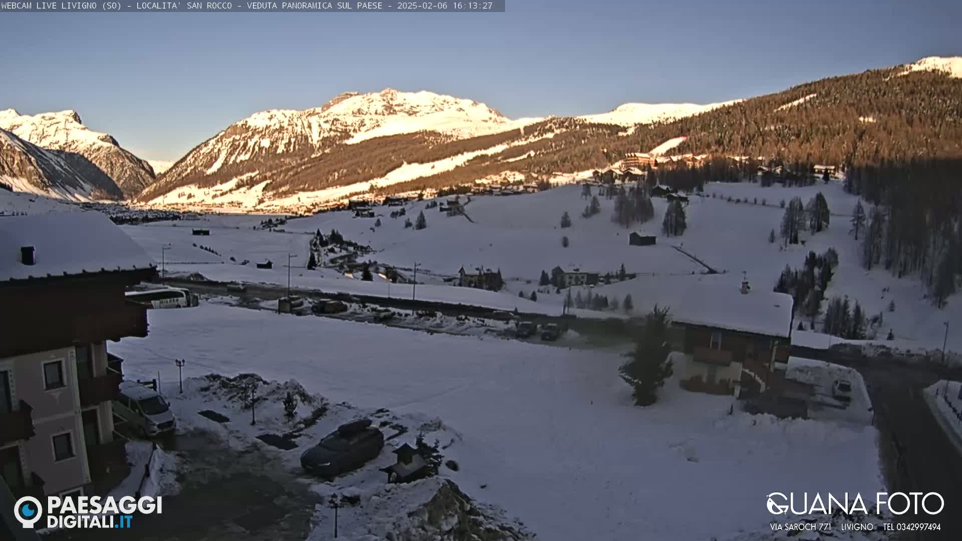 Livigno San Rocco Plateau Live Cam - Sondrio, Lombardy, Italy