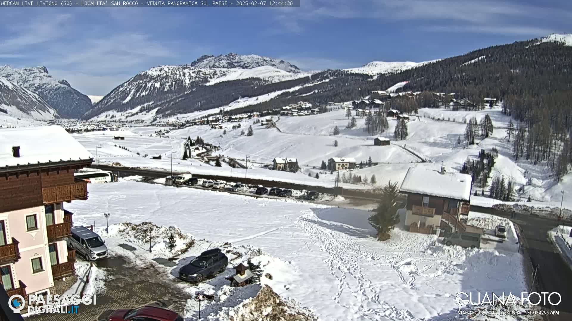 Livigno San Rocco Plateau Live Cam - Sondrio, Lombardy, Italy