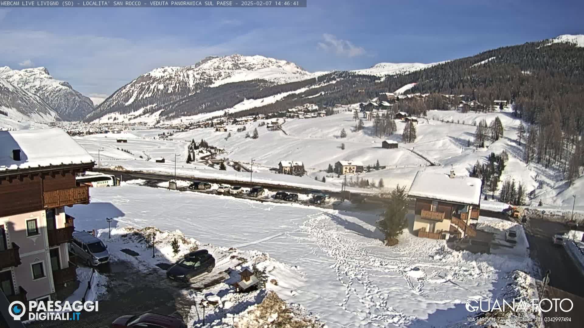 Livigno San Rocco Plateau Live Cam - Sondrio, Lombardy, Italy