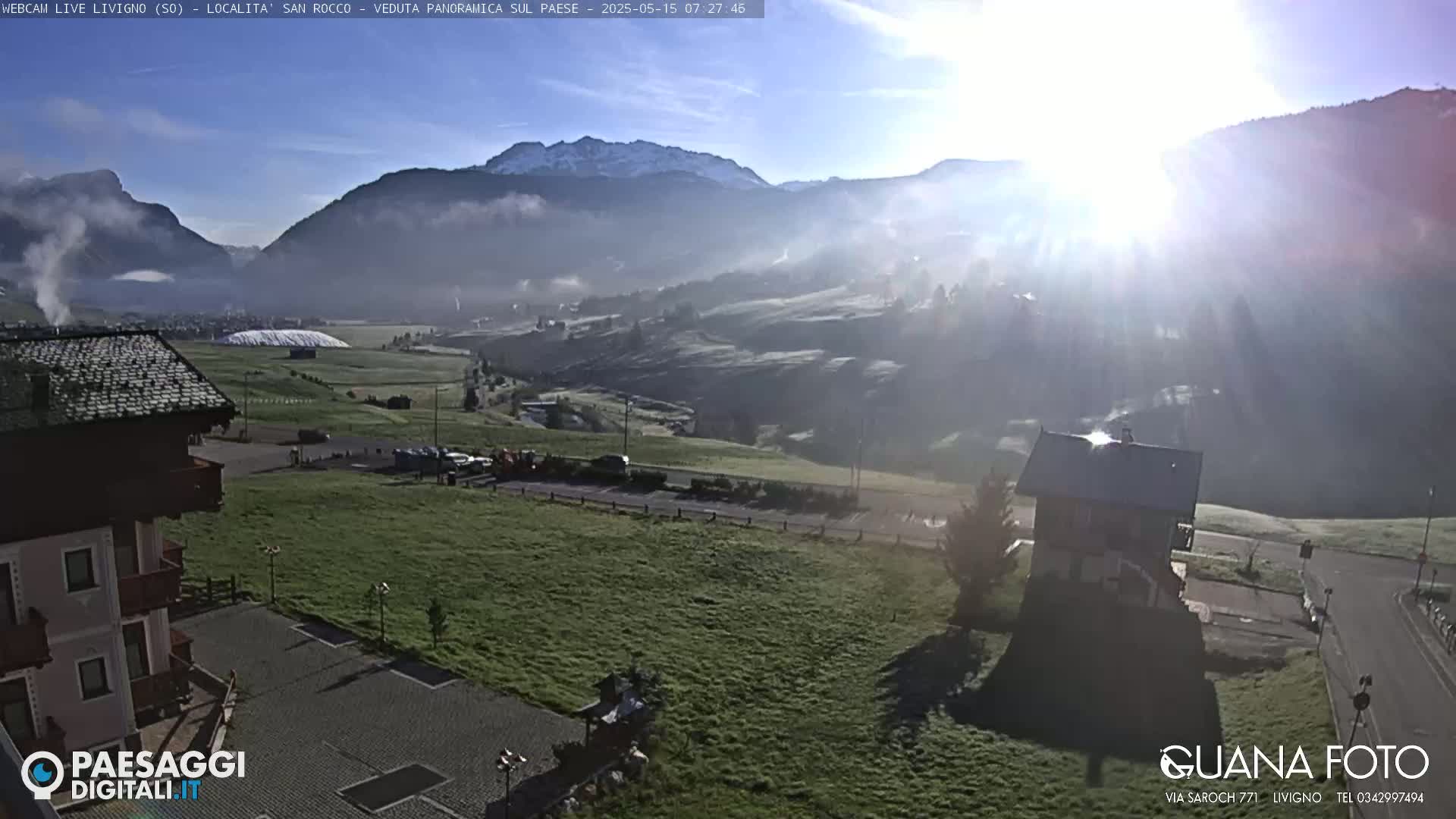 Livigno San Rocco Plateau Live Cam - Sondrio, Lombardy, Italy