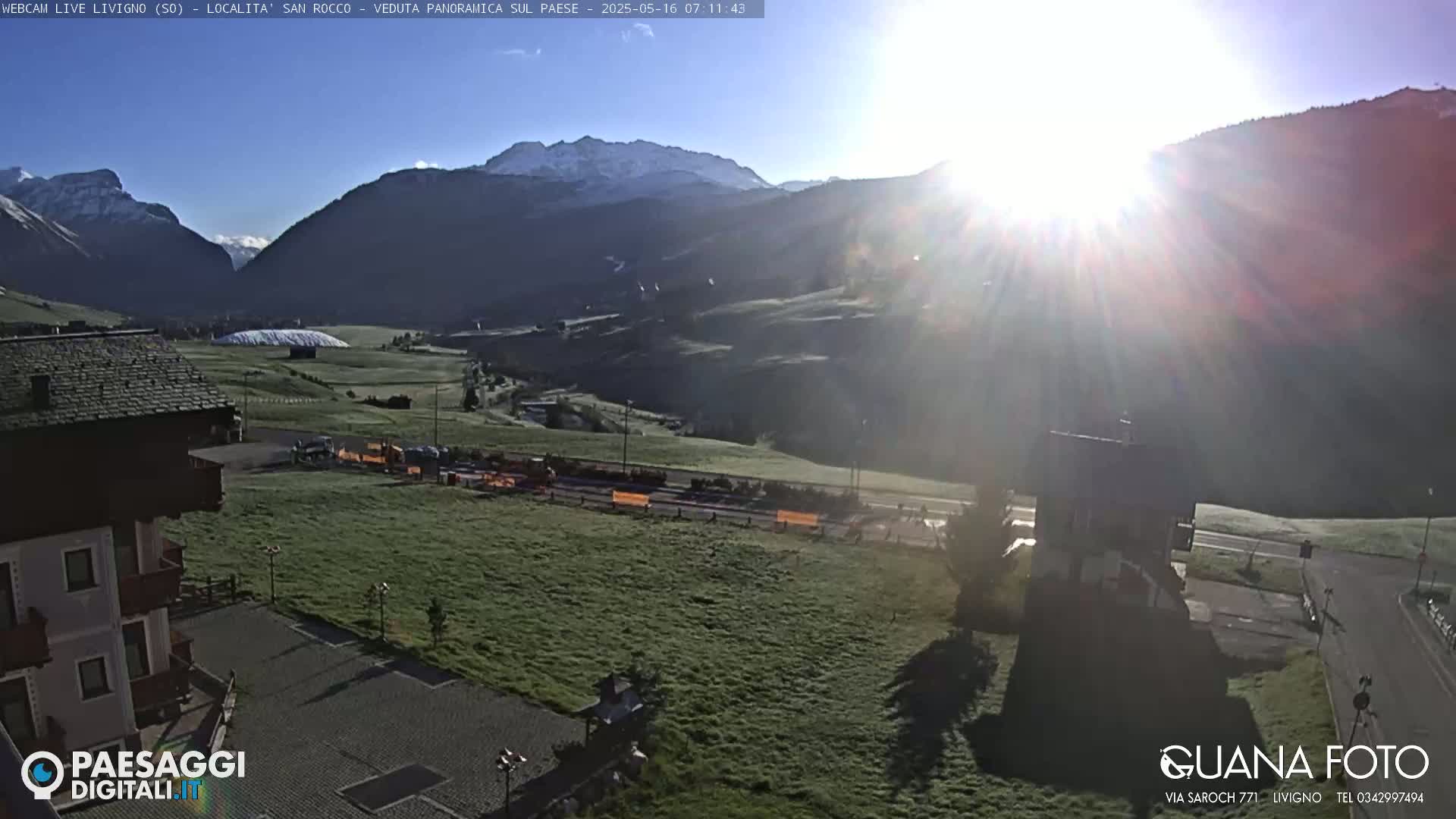 Livigno San Rocco Plateau Live Cam - Sondrio, Lombardy, Italy