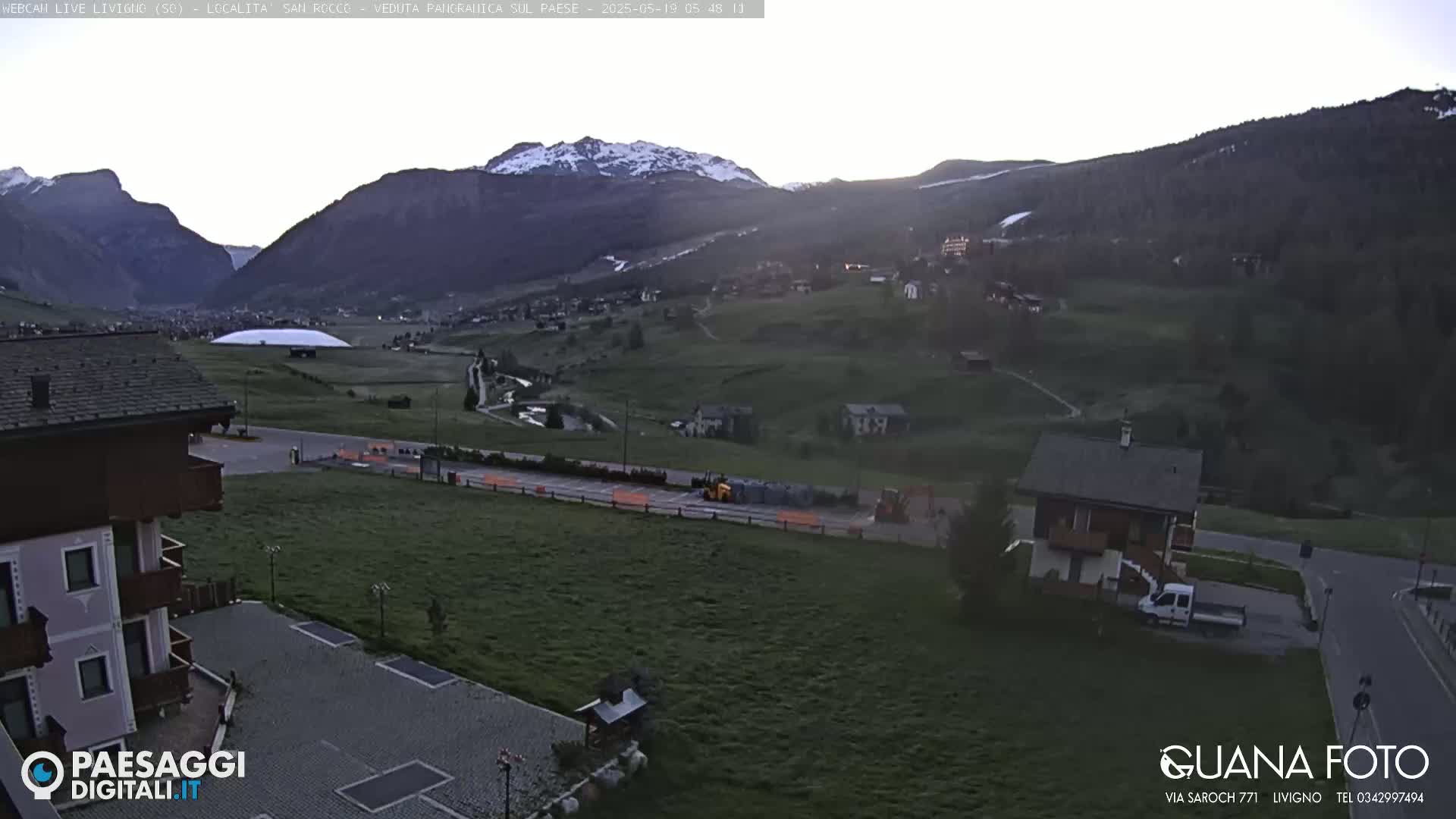 Livigno San Rocco Plateau Live Cam - Sondrio, Lombardy, Italy