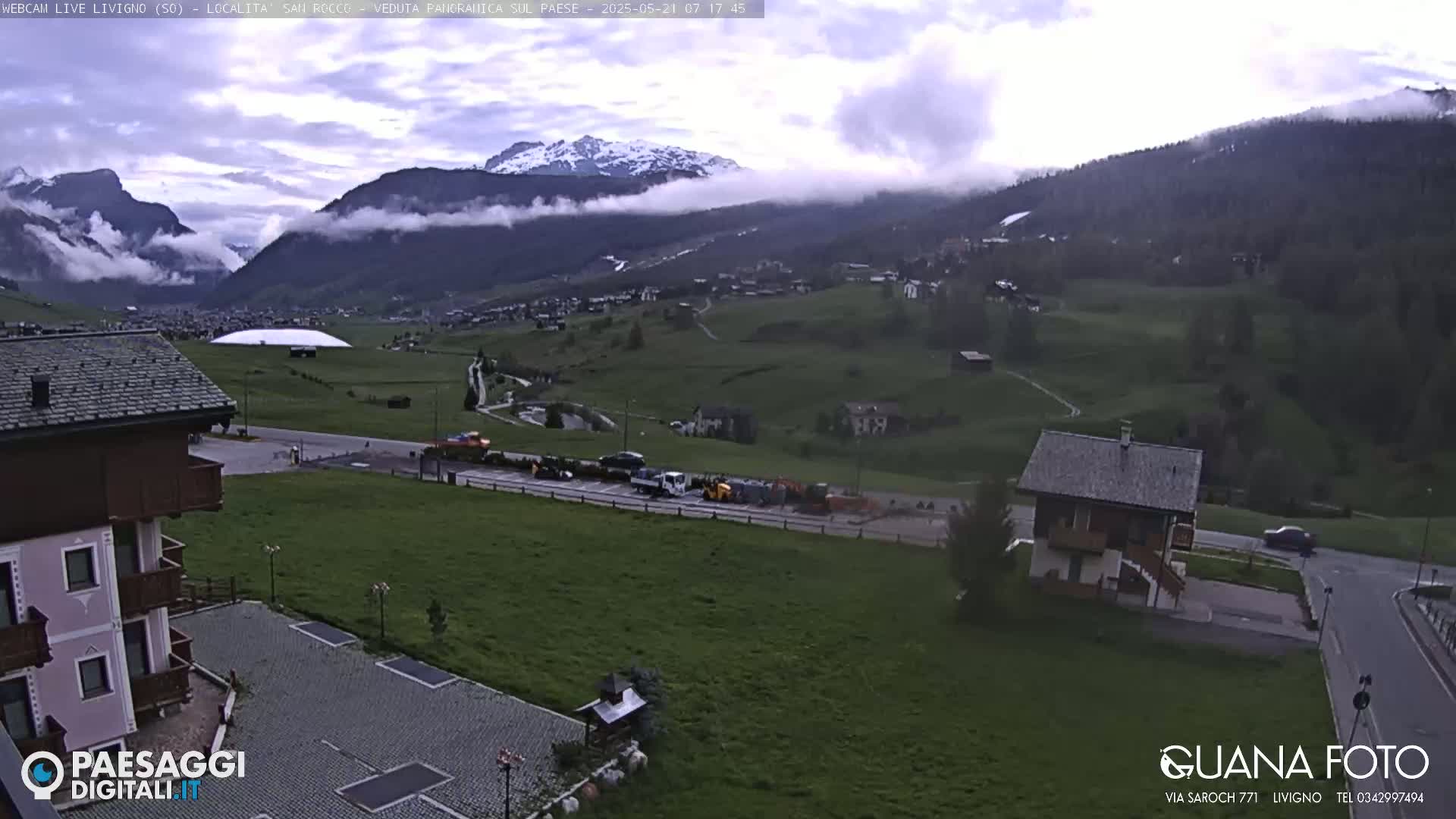 Livigno San Rocco Plateau Live Cam - Sondrio, Lombardy, Italy