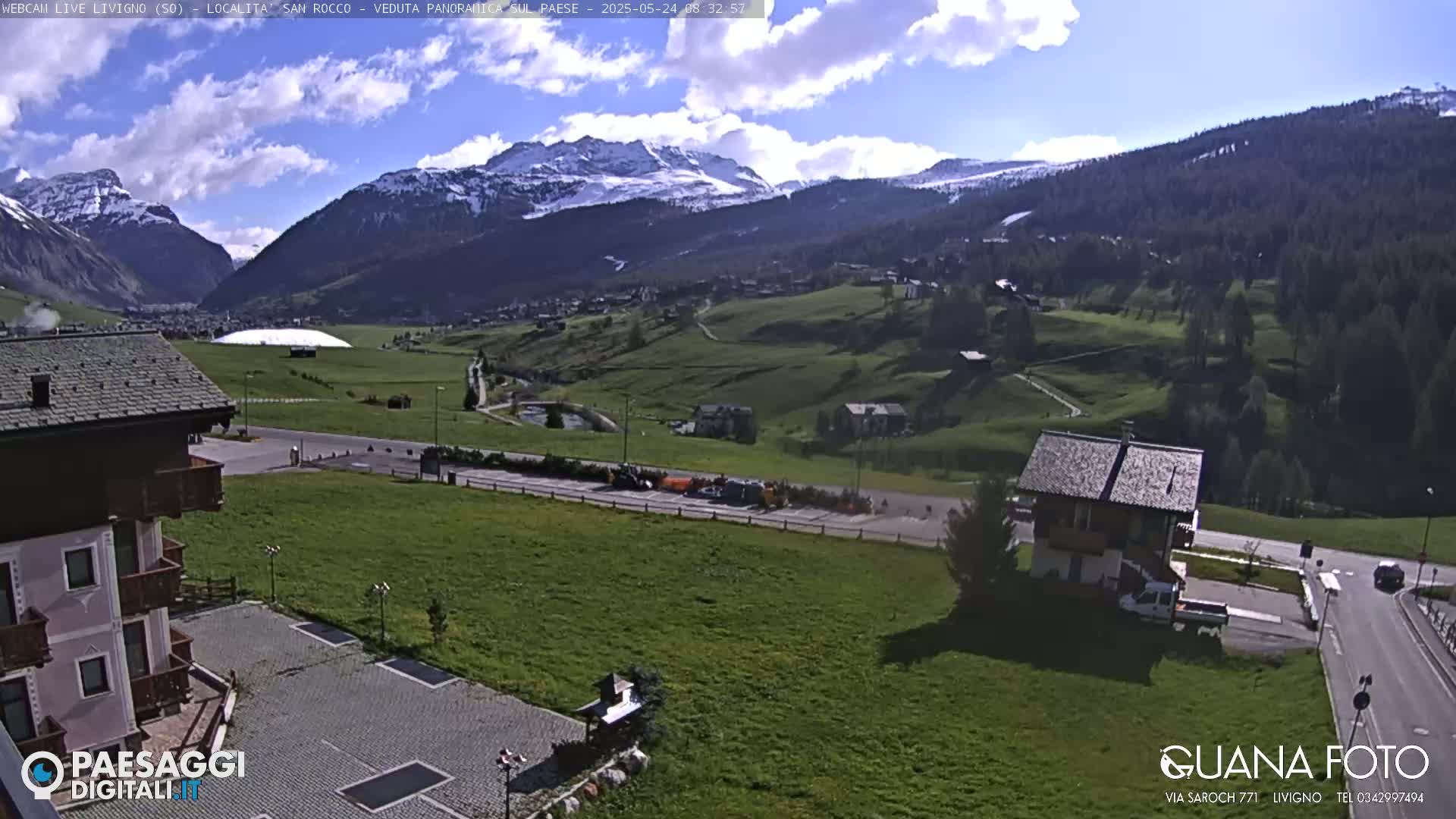 Livigno San Rocco Plateau Live Cam - Sondrio, Lombardy, Italy