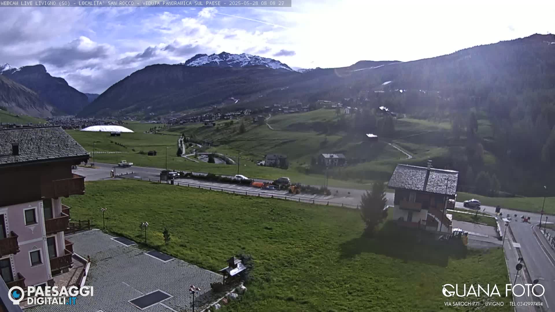 Livigno San Rocco Plateau Live Cam - Sondrio, Lombardy, Italy