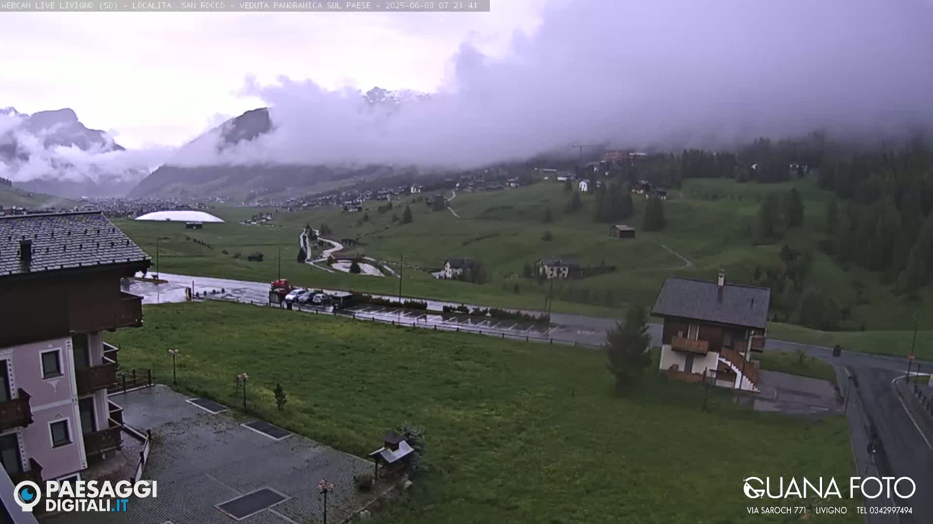 Livigno San Rocco Plateau Live Cam - Sondrio, Lombardy, Italy