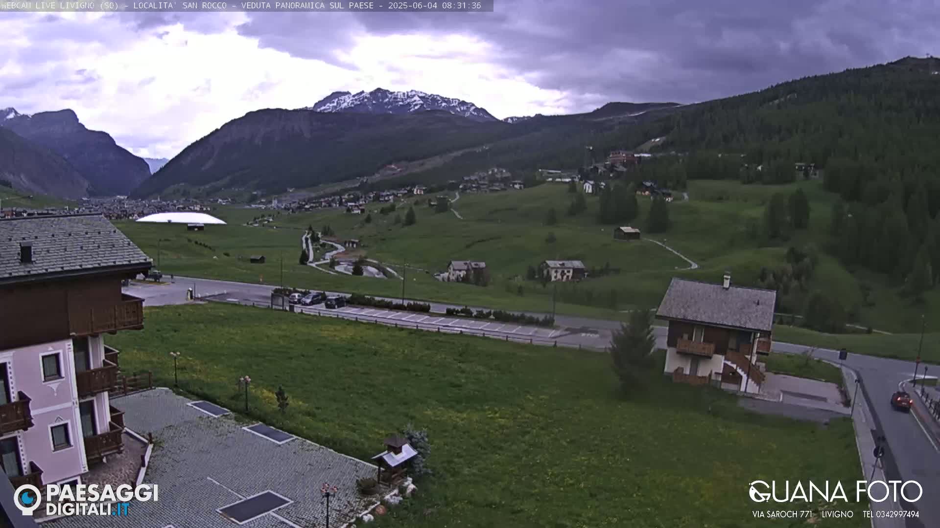 Livigno San Rocco Plateau Live Cam - Sondrio, Lombardy, Italy
