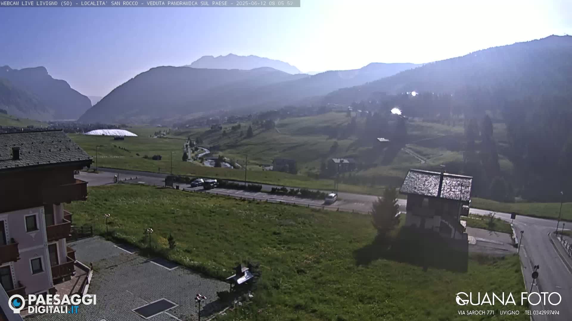Livigno San Rocco Plateau Live Cam - Sondrio, Lombardy, Italy