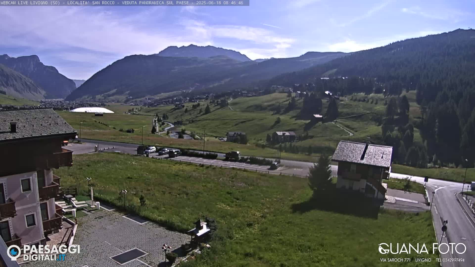 Livigno San Rocco Plateau Live Cam - Sondrio, Lombardy, Italy