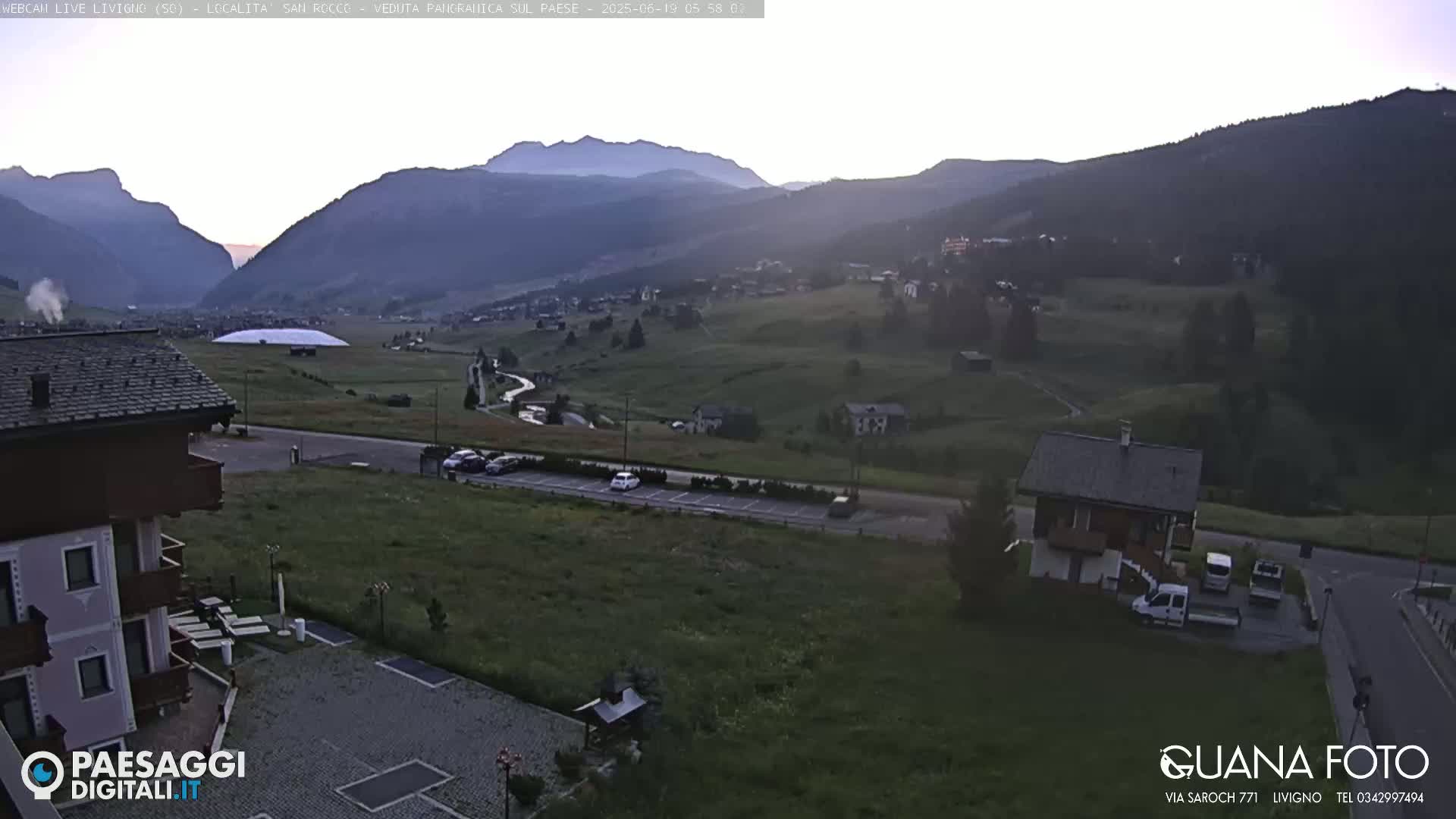 Livigno San Rocco Plateau Live Cam - Sondrio, Lombardy, Italy