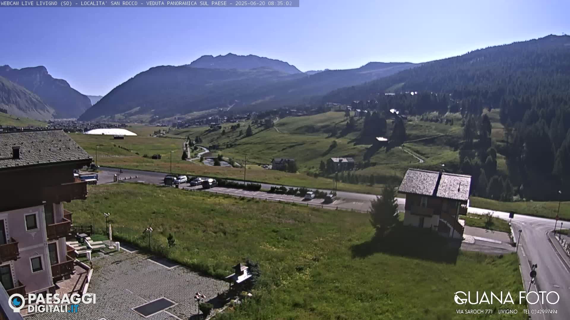 Livigno San Rocco Plateau Live Cam - Sondrio, Lombardy, Italy