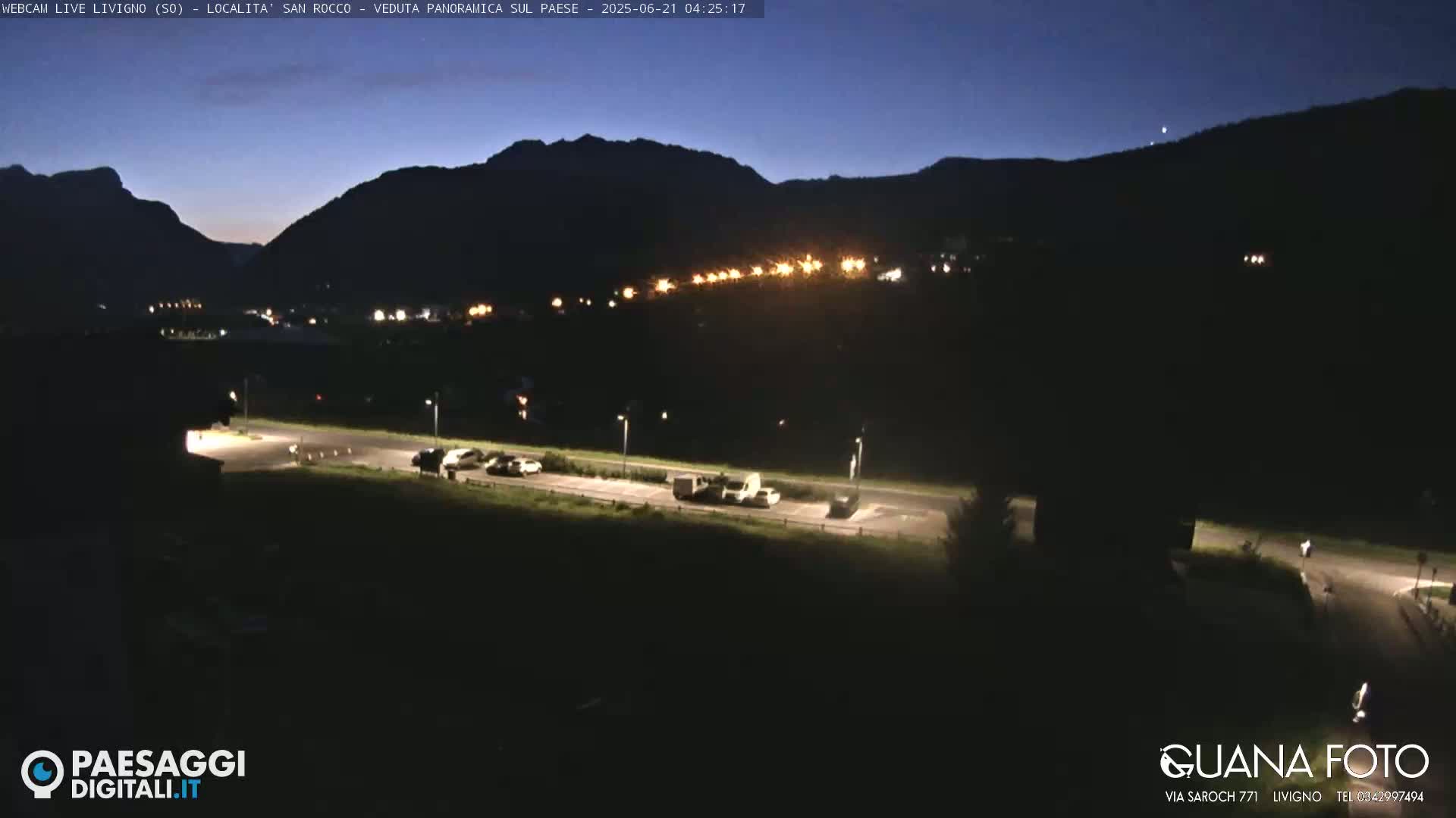 Livigno San Rocco Plateau Live Cam - Sondrio, Lombardy, Italy