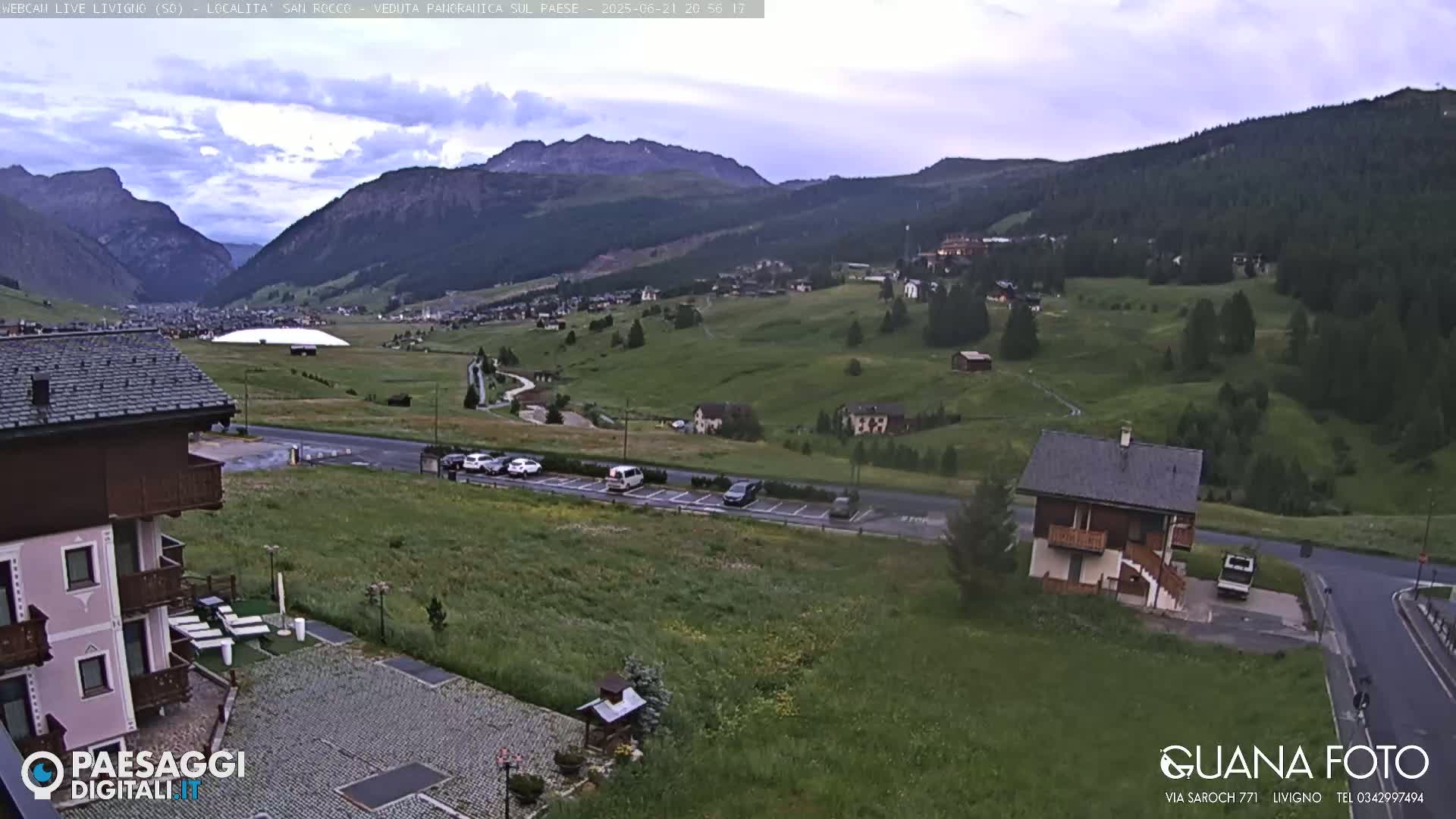 Livigno San Rocco Plateau Live Cam - Sondrio, Lombardy, Italy