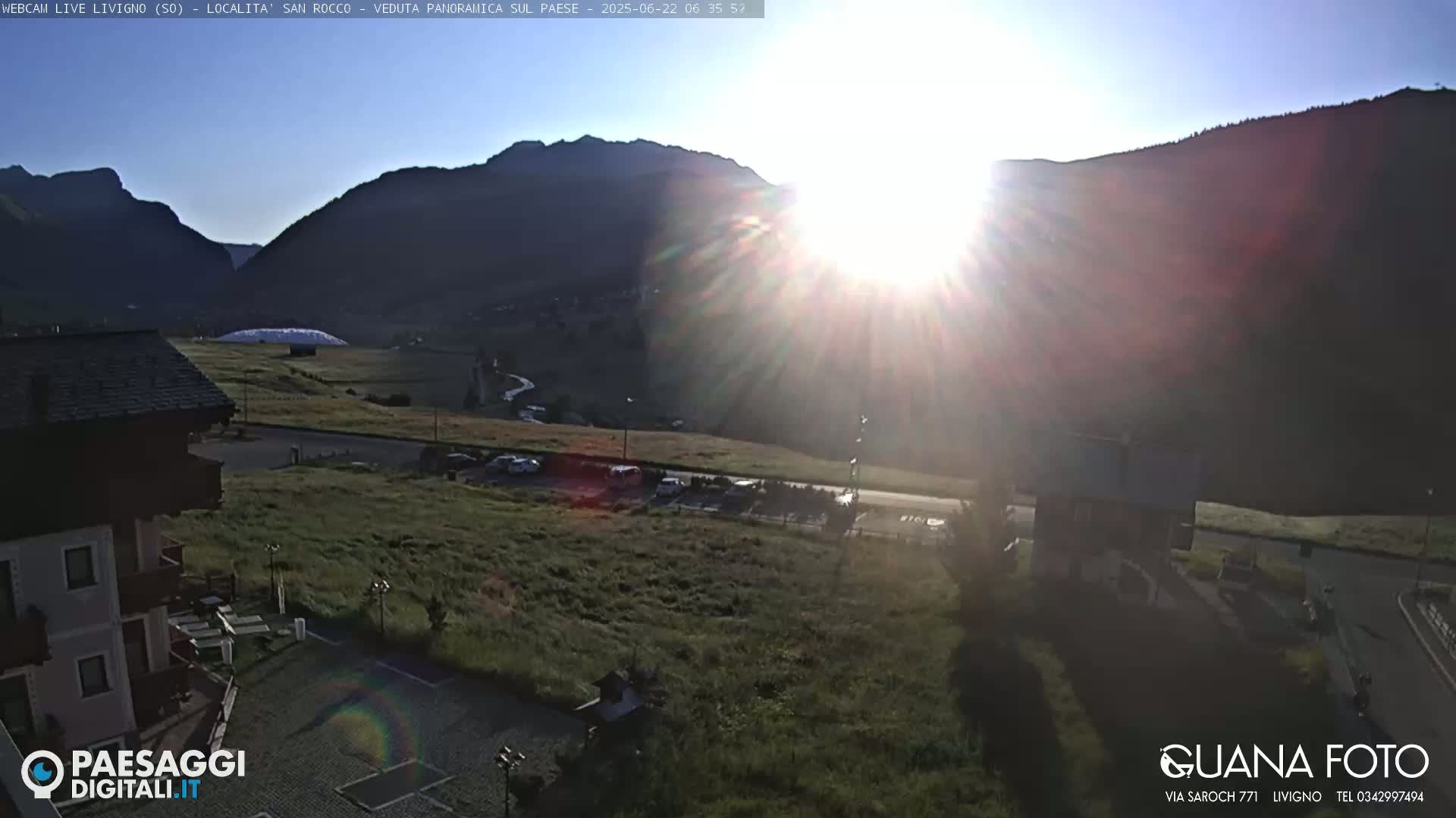 Livigno San Rocco Plateau Live Cam - Sondrio, Lombardy, Italy