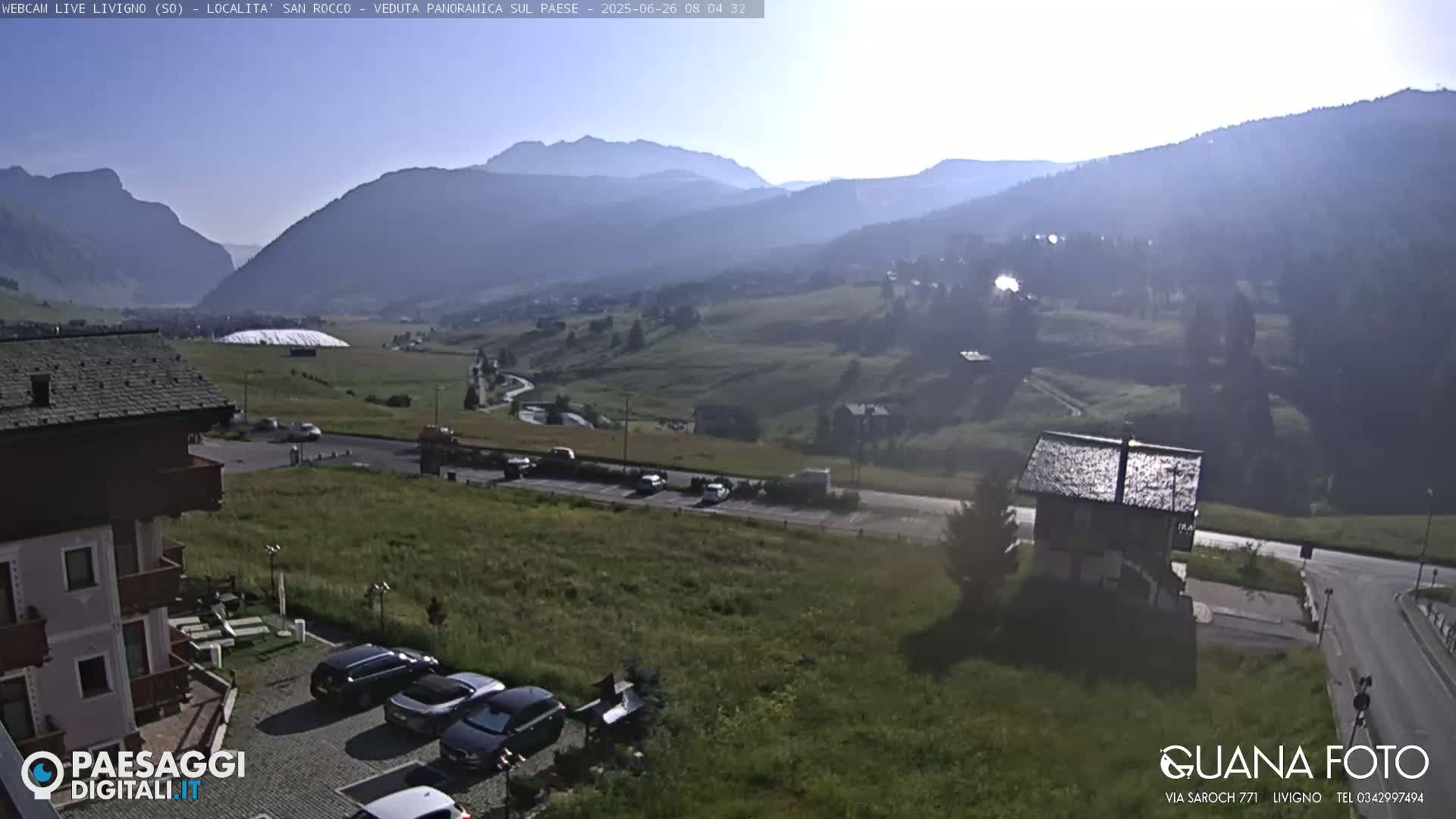 Livigno San Rocco Plateau Live Cam - Sondrio, Lombardy, Italy