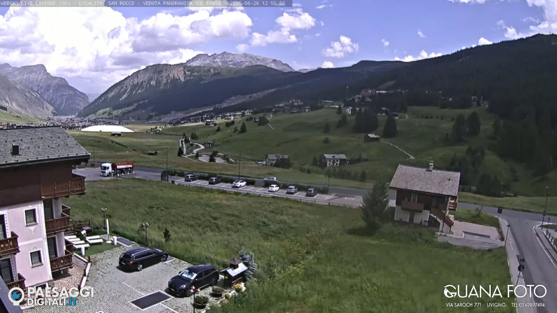 Livigno San Rocco Plateau Live Cam - Sondrio, Lombardy, Italy