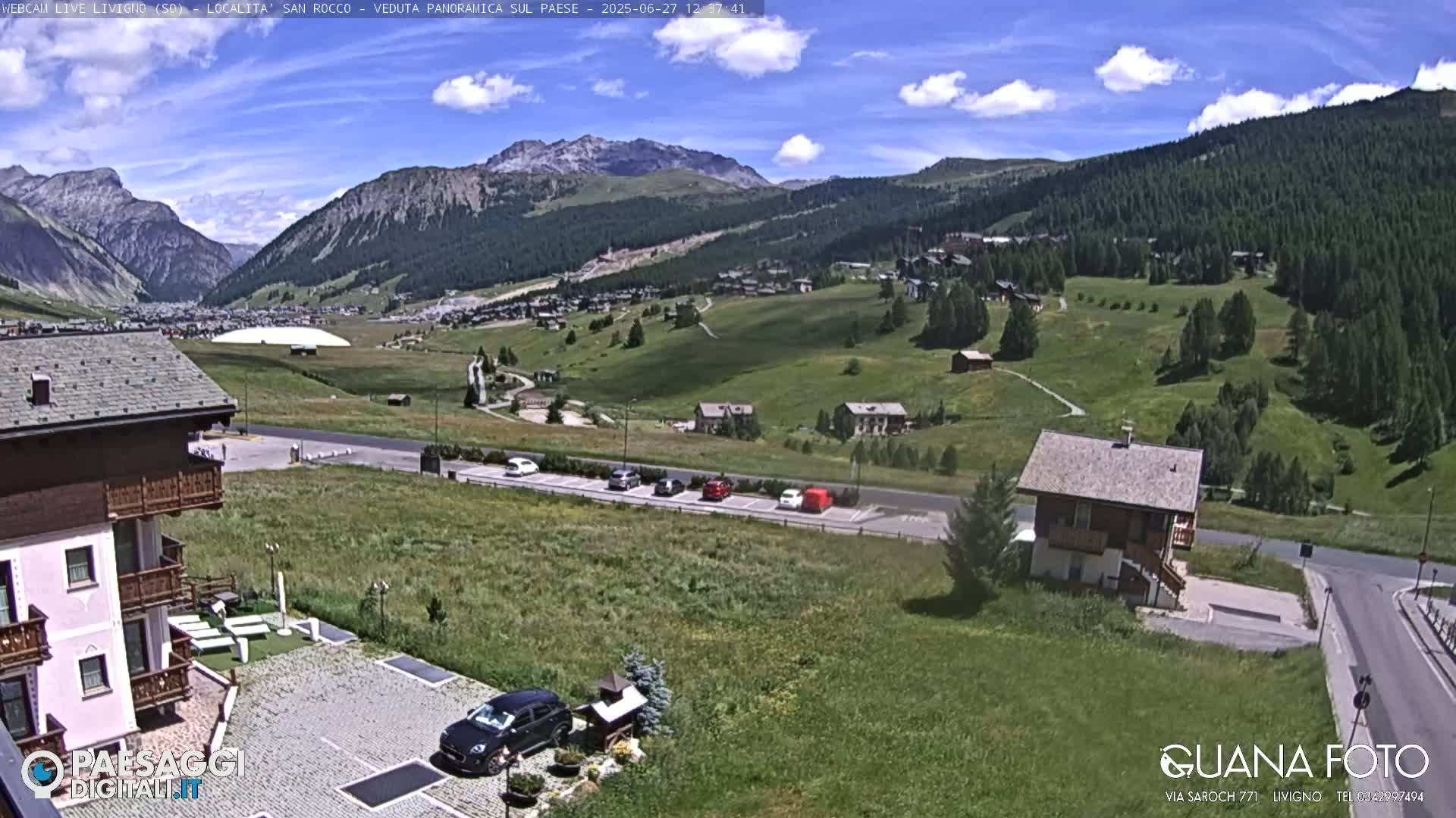 Livigno San Rocco Plateau Live Cam - Sondrio, Lombardy, Italy
