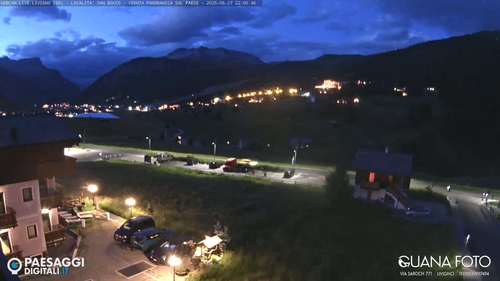 Livigno San Rocco Plateau Live Cam - Sondrio, Lombardy, Italy