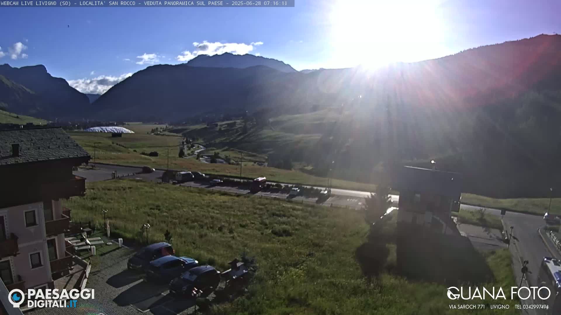 Livigno San Rocco Plateau Live Cam - Sondrio, Lombardy, Italy