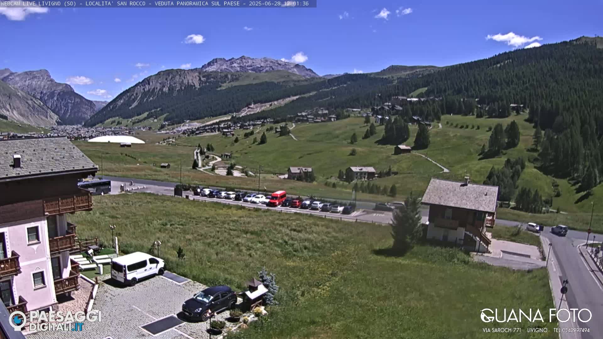 Livigno San Rocco Plateau Live Cam - Sondrio, Lombardy, Italy