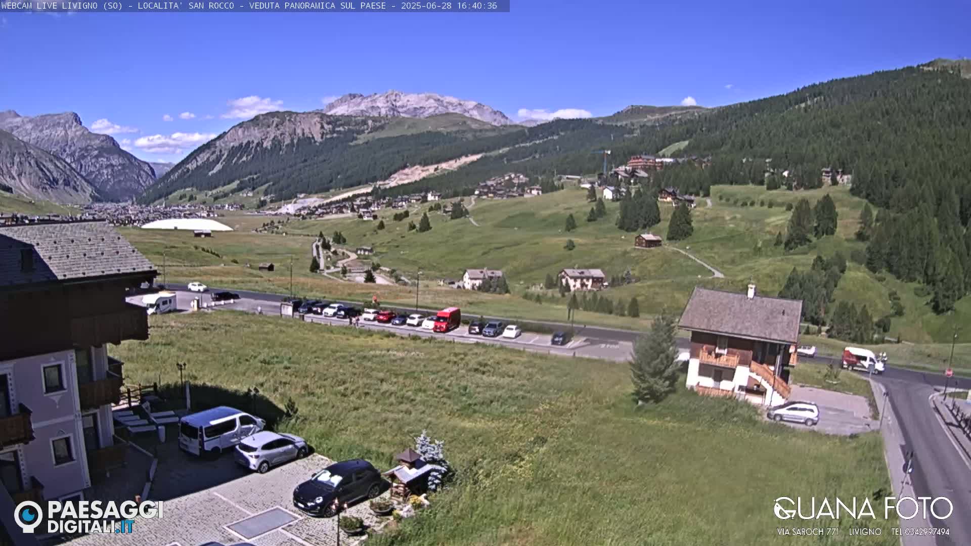 Livigno San Rocco Plateau Live Cam - Sondrio, Lombardy, Italy