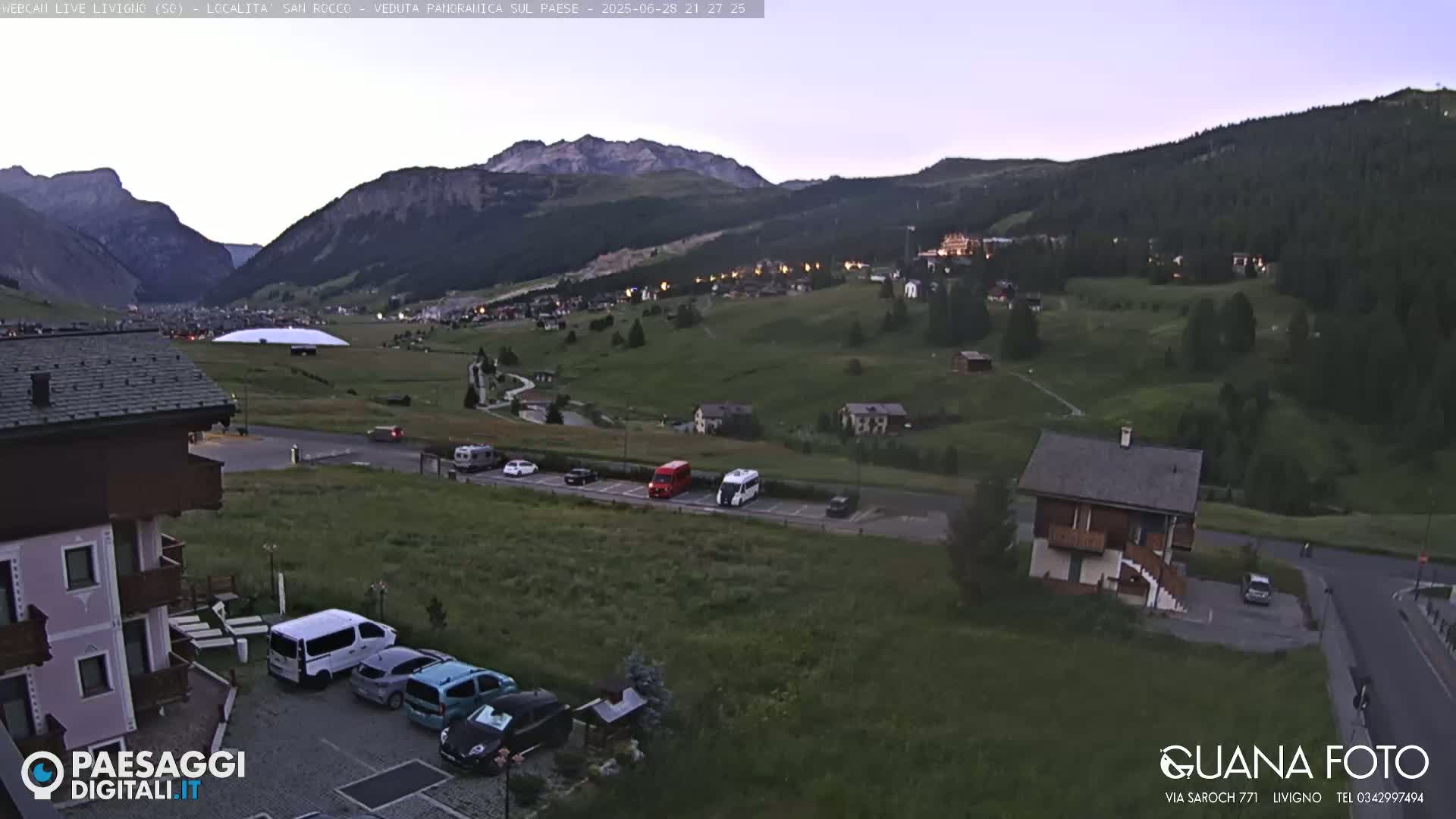 Livigno San Rocco Plateau Live Cam - Sondrio, Lombardy, Italy