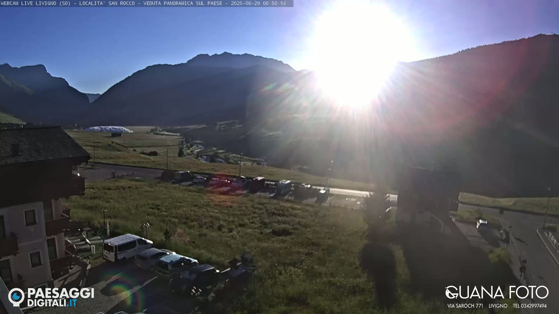 Livigno San Rocco Plateau Live Cam - Sondrio, Lombardy, Italy