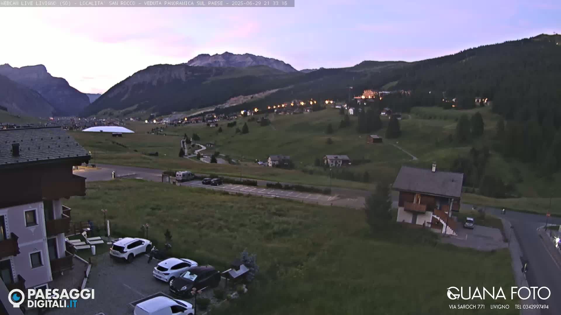 Livigno San Rocco Plateau Live Cam - Sondrio, Lombardy, Italy