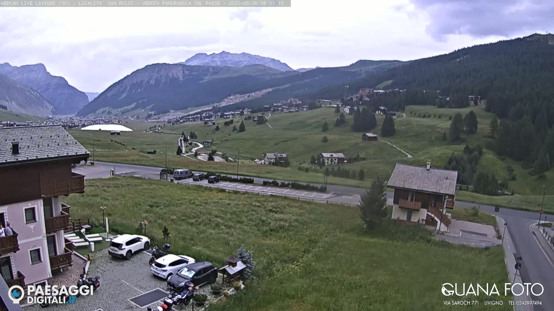Livigno San Rocco Plateau Live Cam - Sondrio, Lombardy, Italy