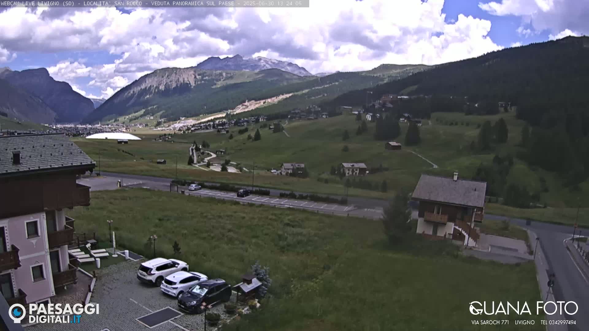 Livigno San Rocco Plateau Live Cam - Sondrio, Lombardy, Italy