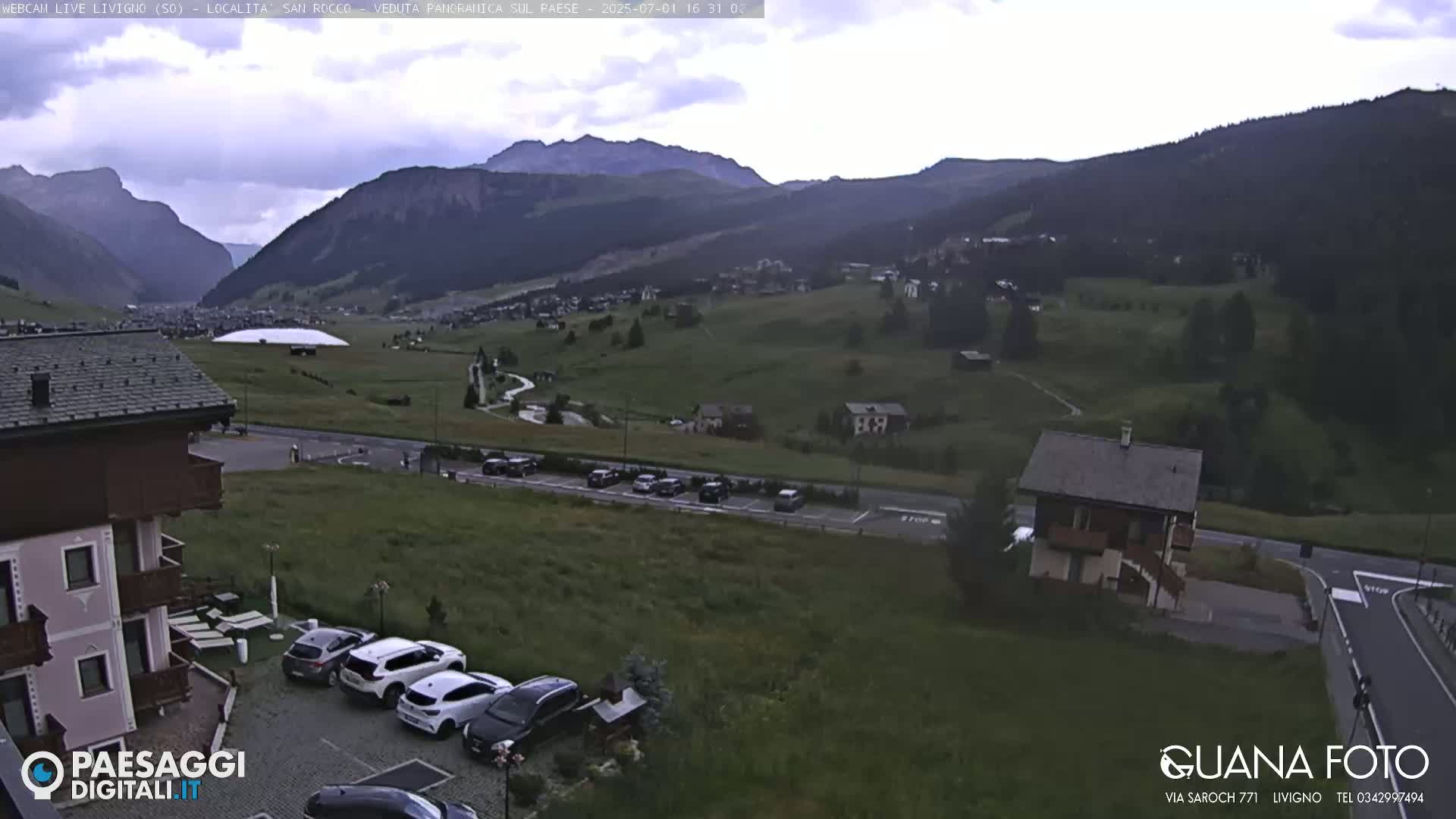 Livigno San Rocco Plateau Live Cam - Sondrio, Lombardy, Italy