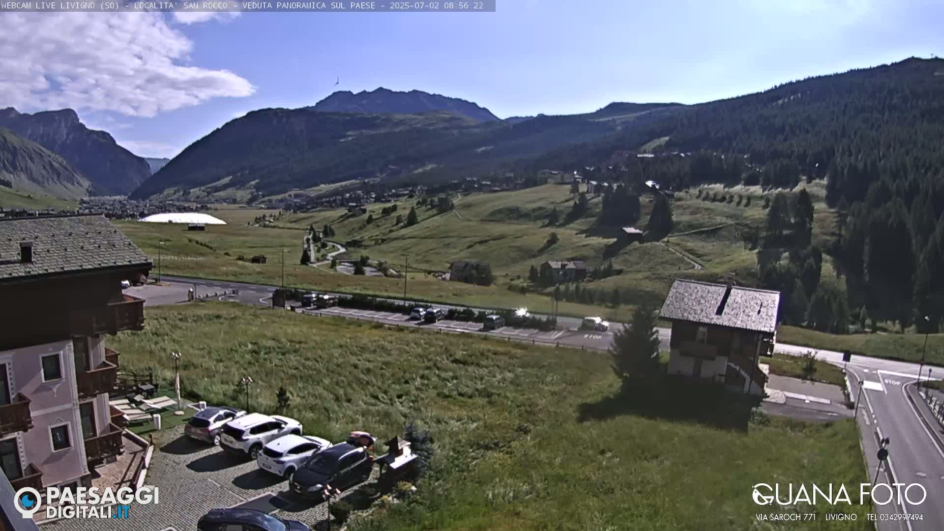 Livigno San Rocco Plateau Live Cam - Sondrio, Lombardy, Italy