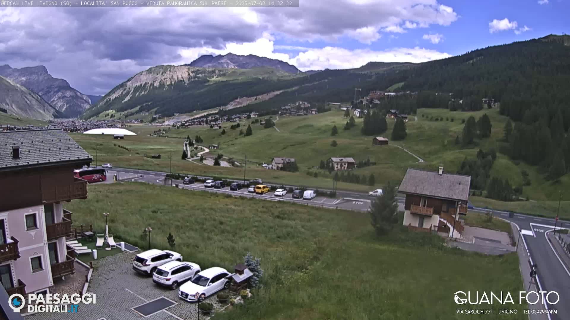 Livigno San Rocco Plateau Live Cam - Sondrio, Lombardy, Italy