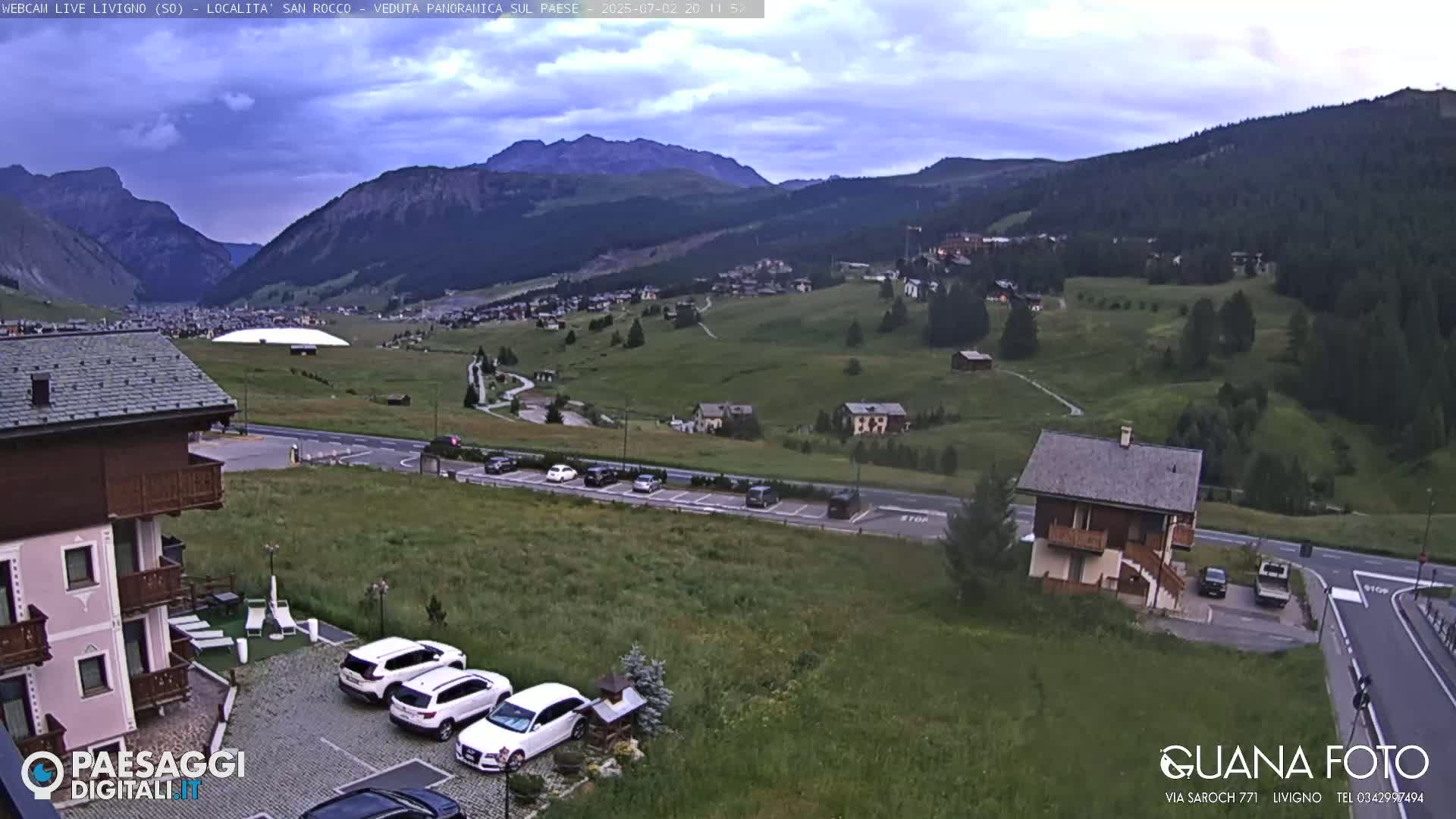 Livigno San Rocco Plateau Live Cam - Sondrio, Lombardy, Italy