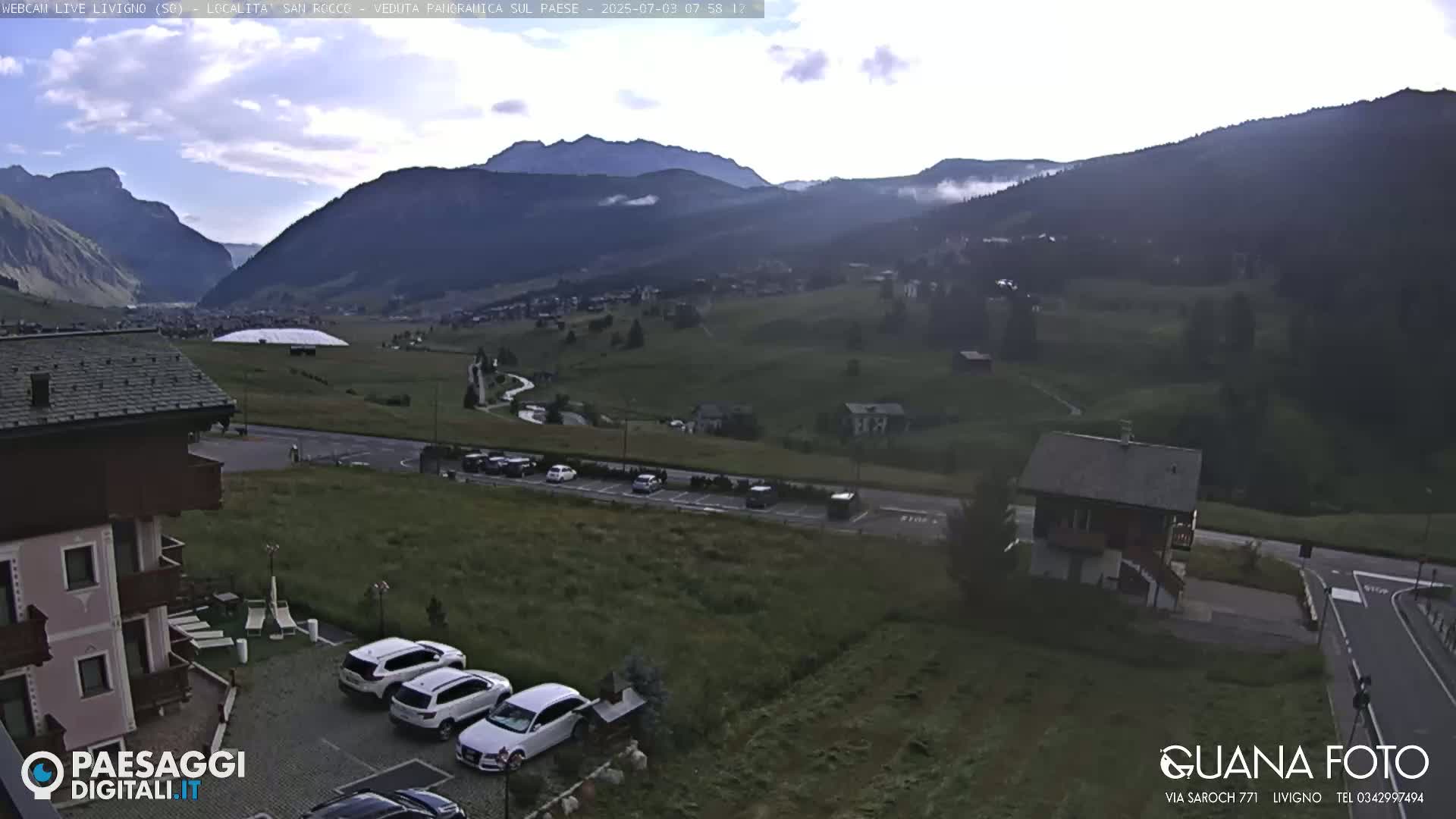 Livigno San Rocco Plateau Live Cam - Sondrio, Lombardy, Italy