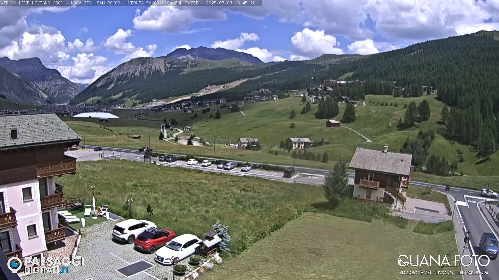 Livigno San Rocco Plateau Live Cam - Sondrio, Lombardy, Italy