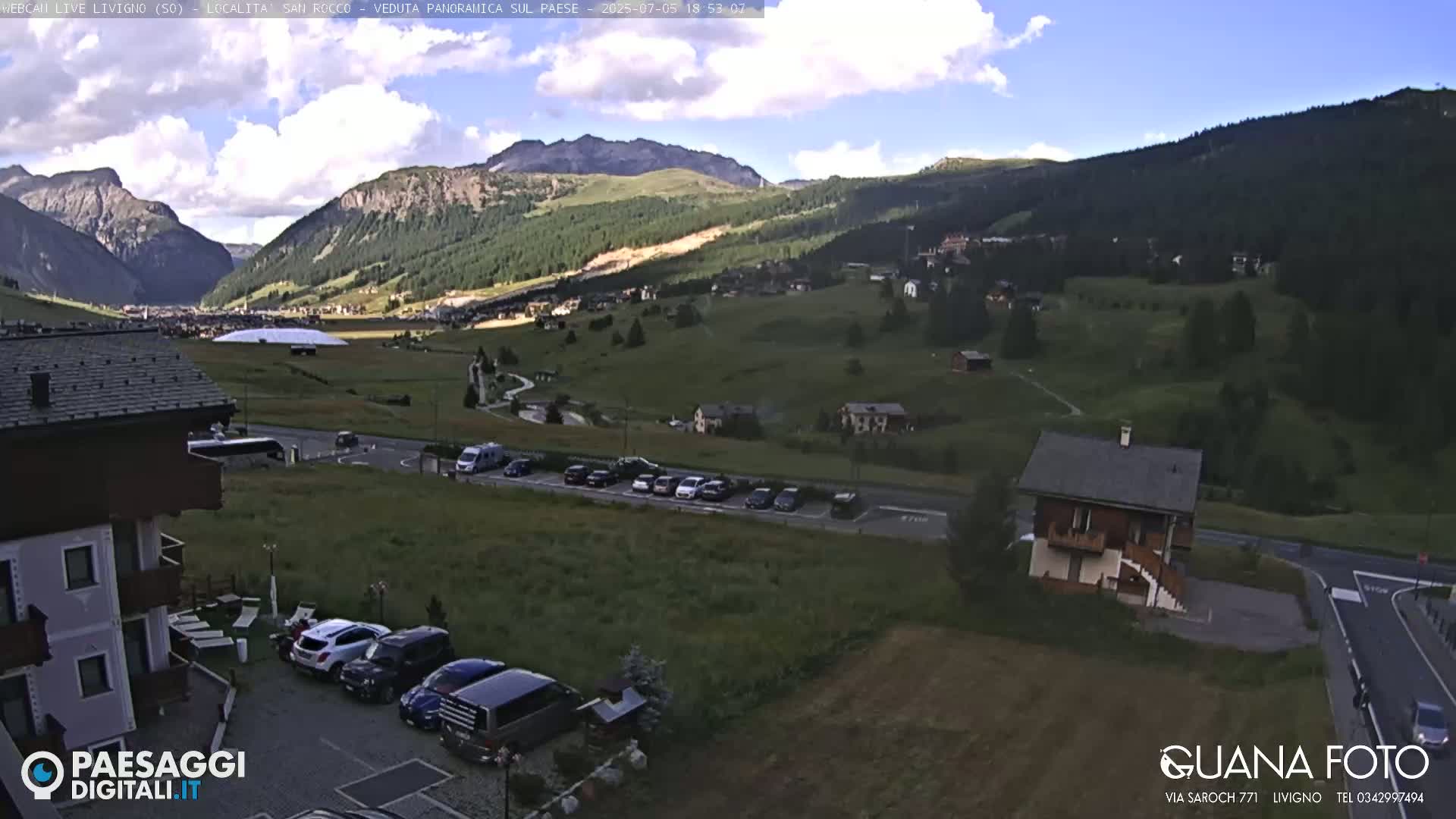 Livigno San Rocco Plateau Live Cam - Sondrio, Lombardy, Italy