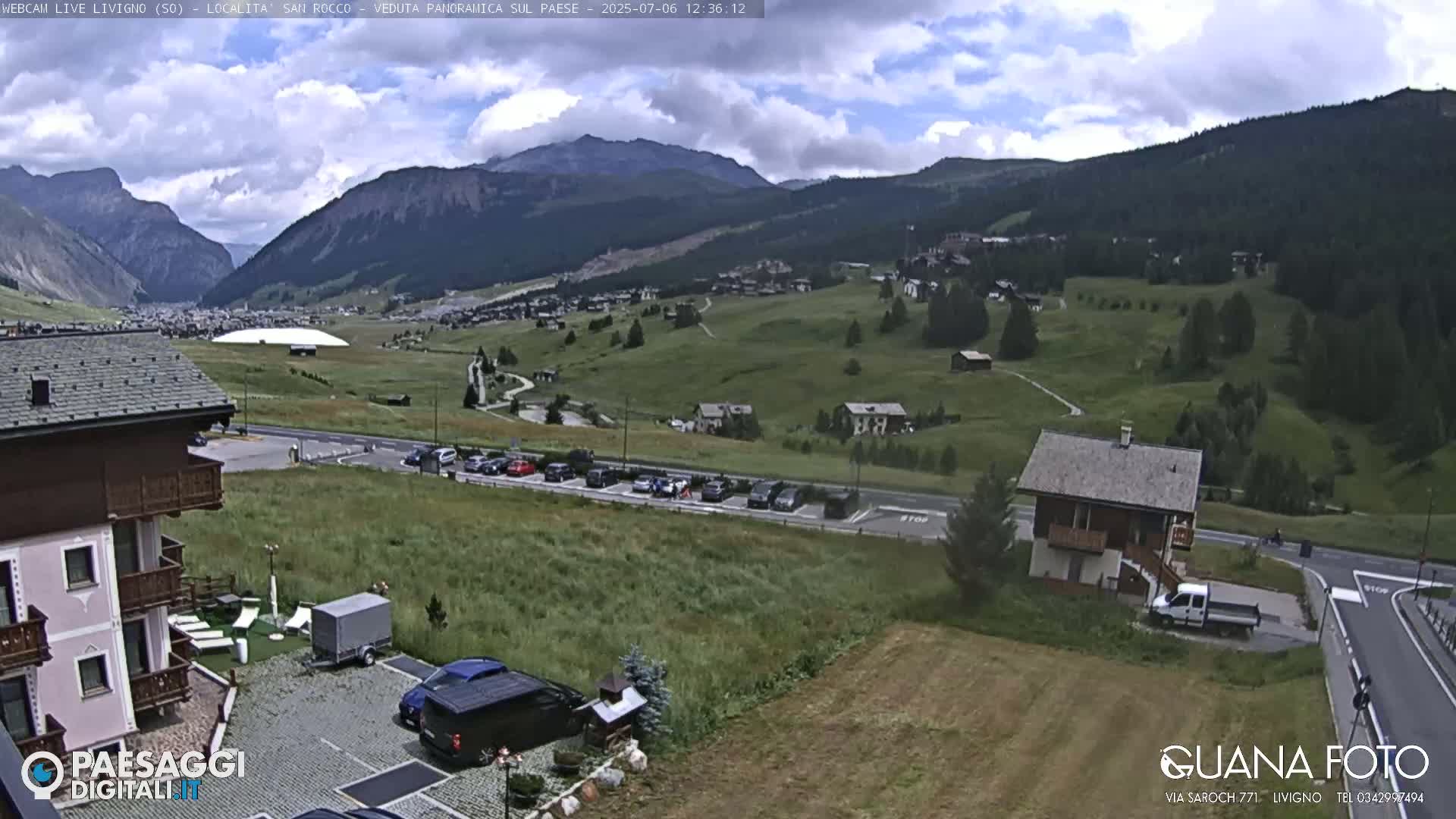 Livigno San Rocco Plateau Live Cam - Sondrio, Lombardy, Italy