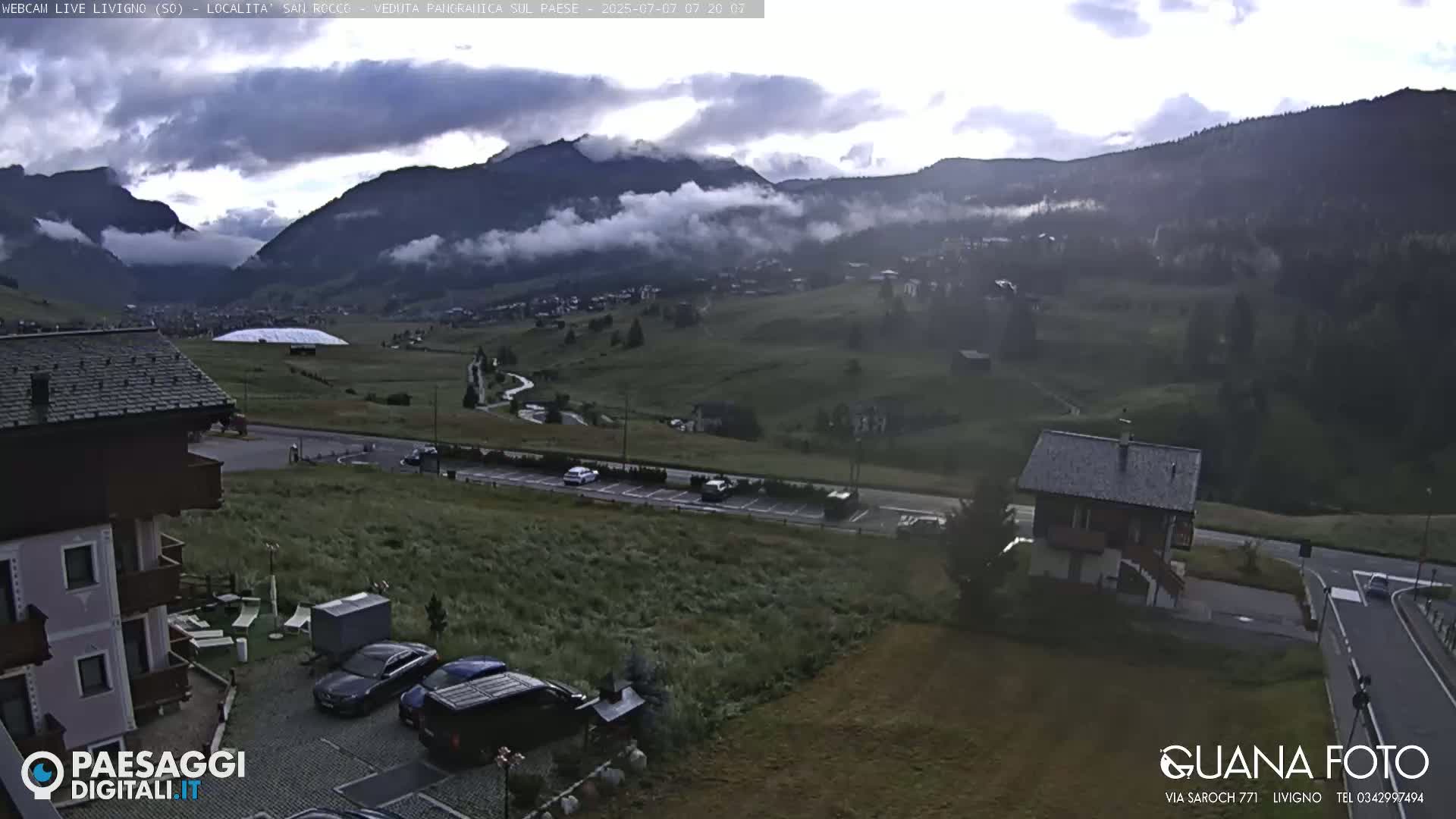 Livigno San Rocco Plateau Live Cam - Sondrio, Lombardy, Italy