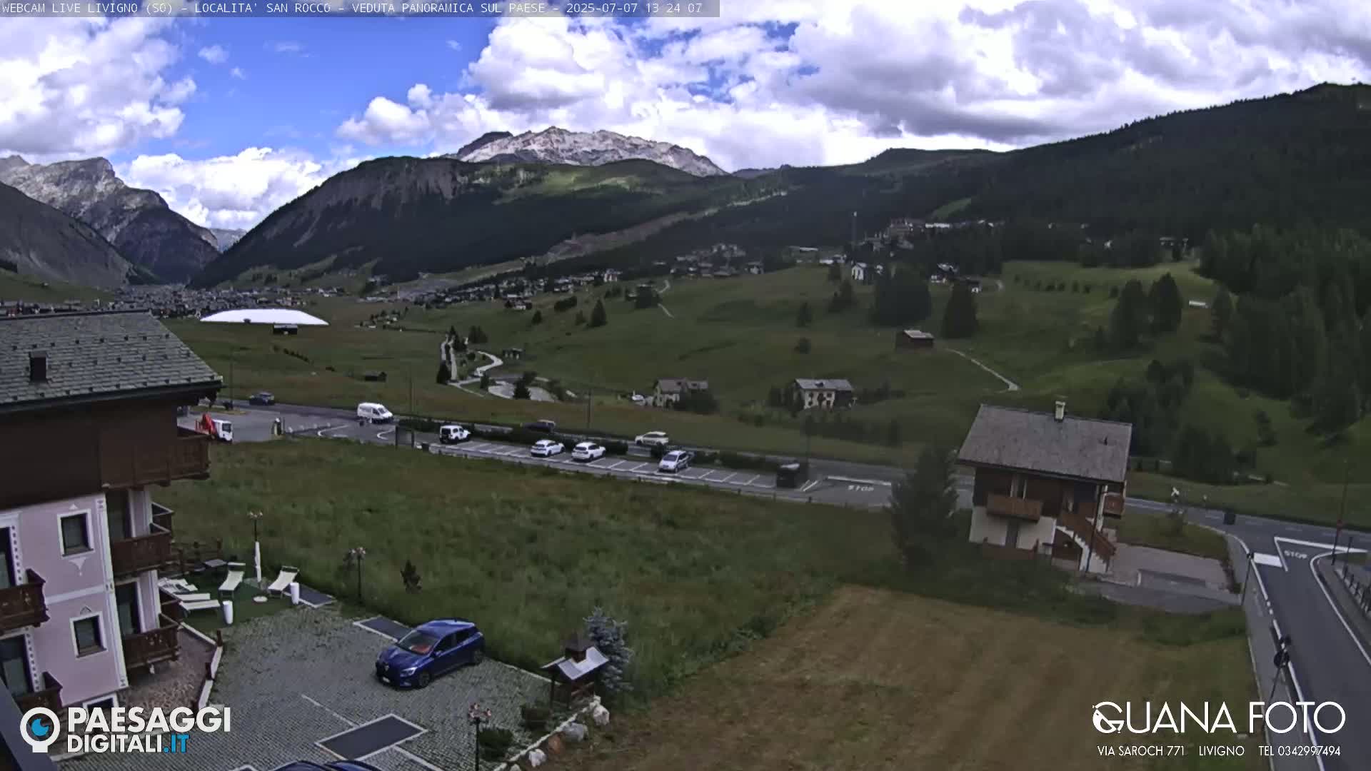Livigno San Rocco Plateau Live Cam - Sondrio, Lombardy, Italy