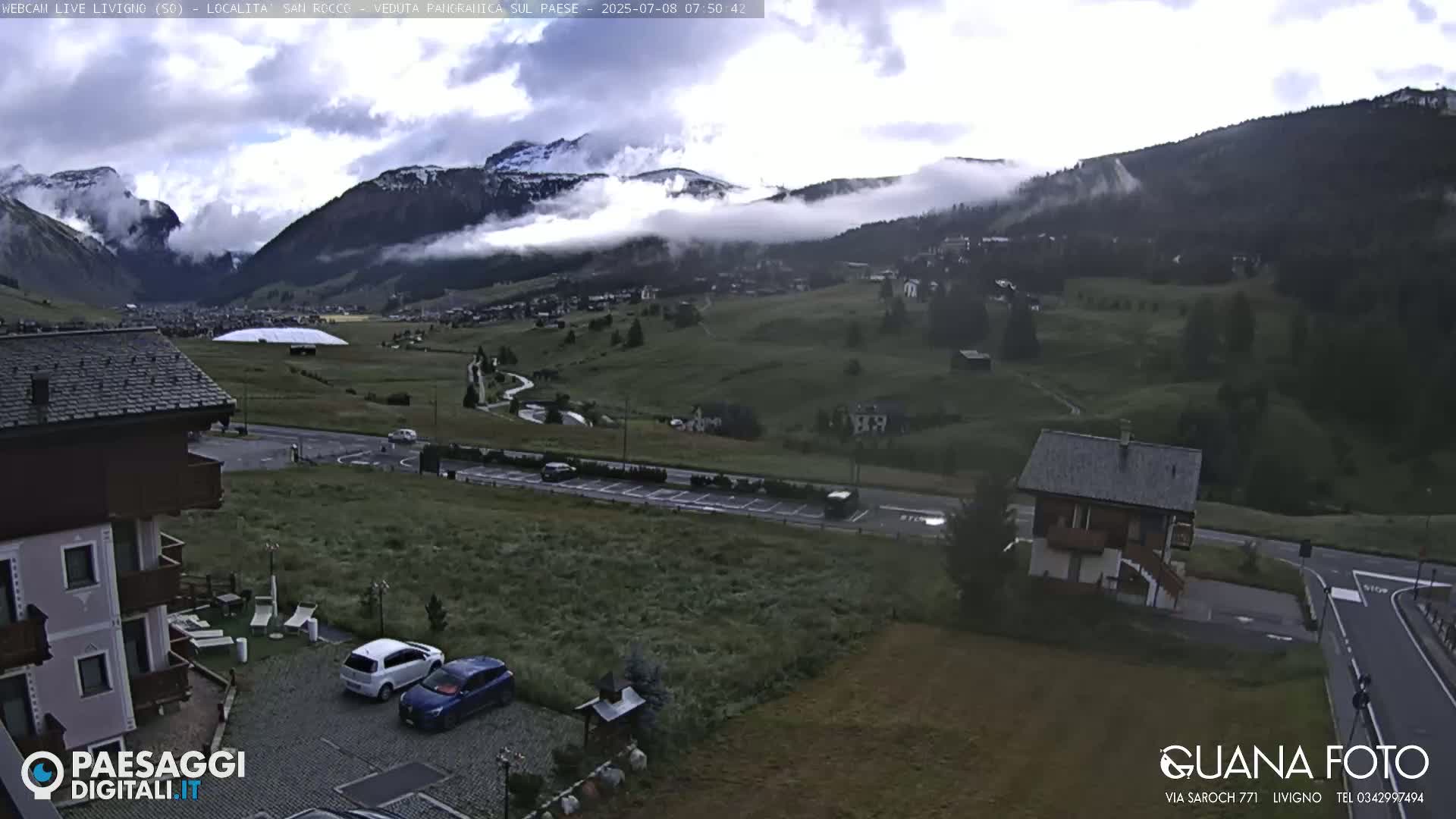 Livigno San Rocco Plateau Live Cam - Sondrio, Lombardy, Italy
