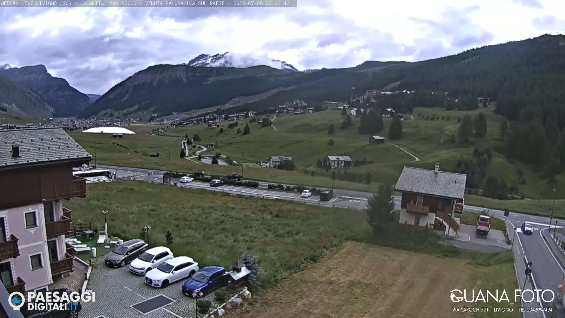 Livigno San Rocco Plateau Live Cam - Sondrio, Lombardy, Italy
