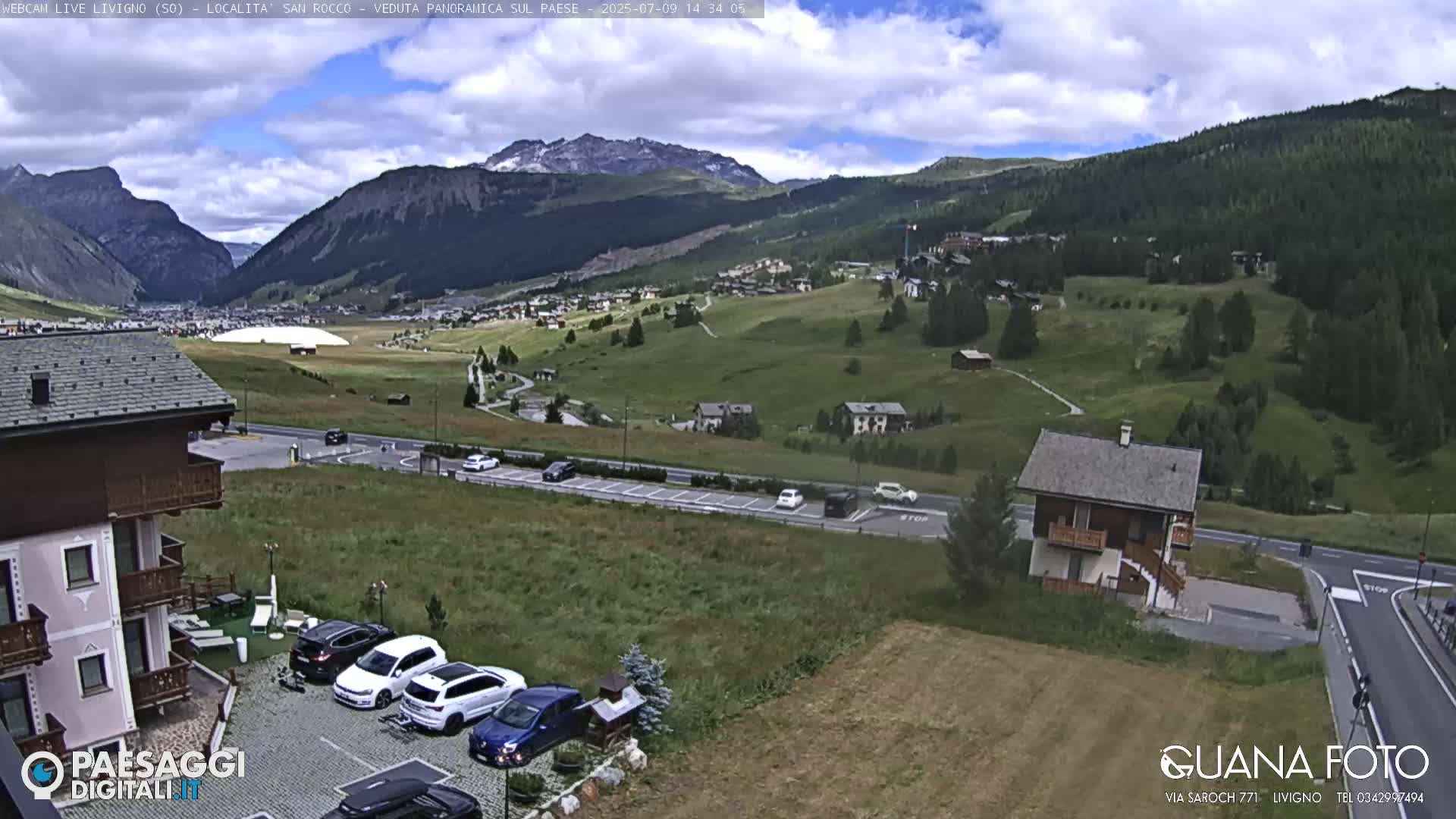 Livigno San Rocco Plateau Live Cam - Sondrio, Lombardy, Italy