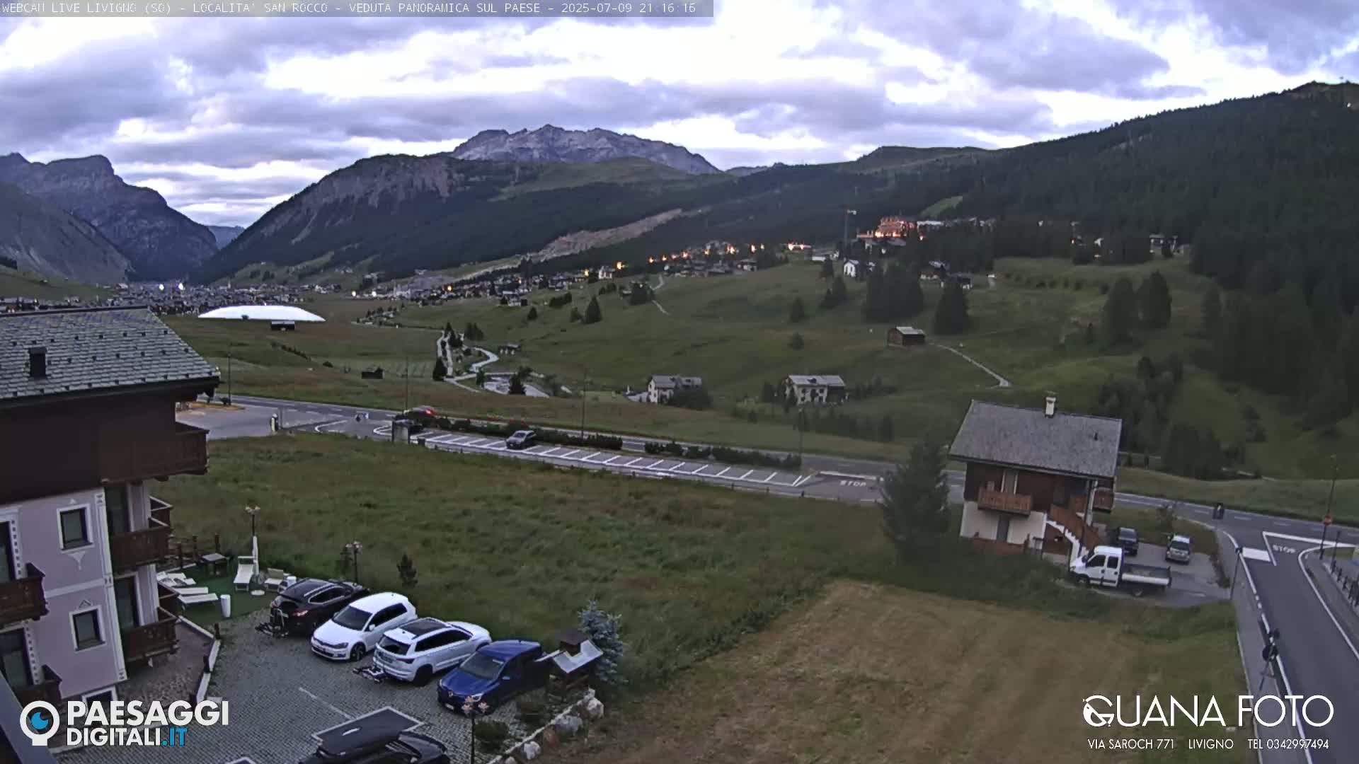 Livigno San Rocco Plateau Live Cam - Sondrio, Lombardy, Italy
